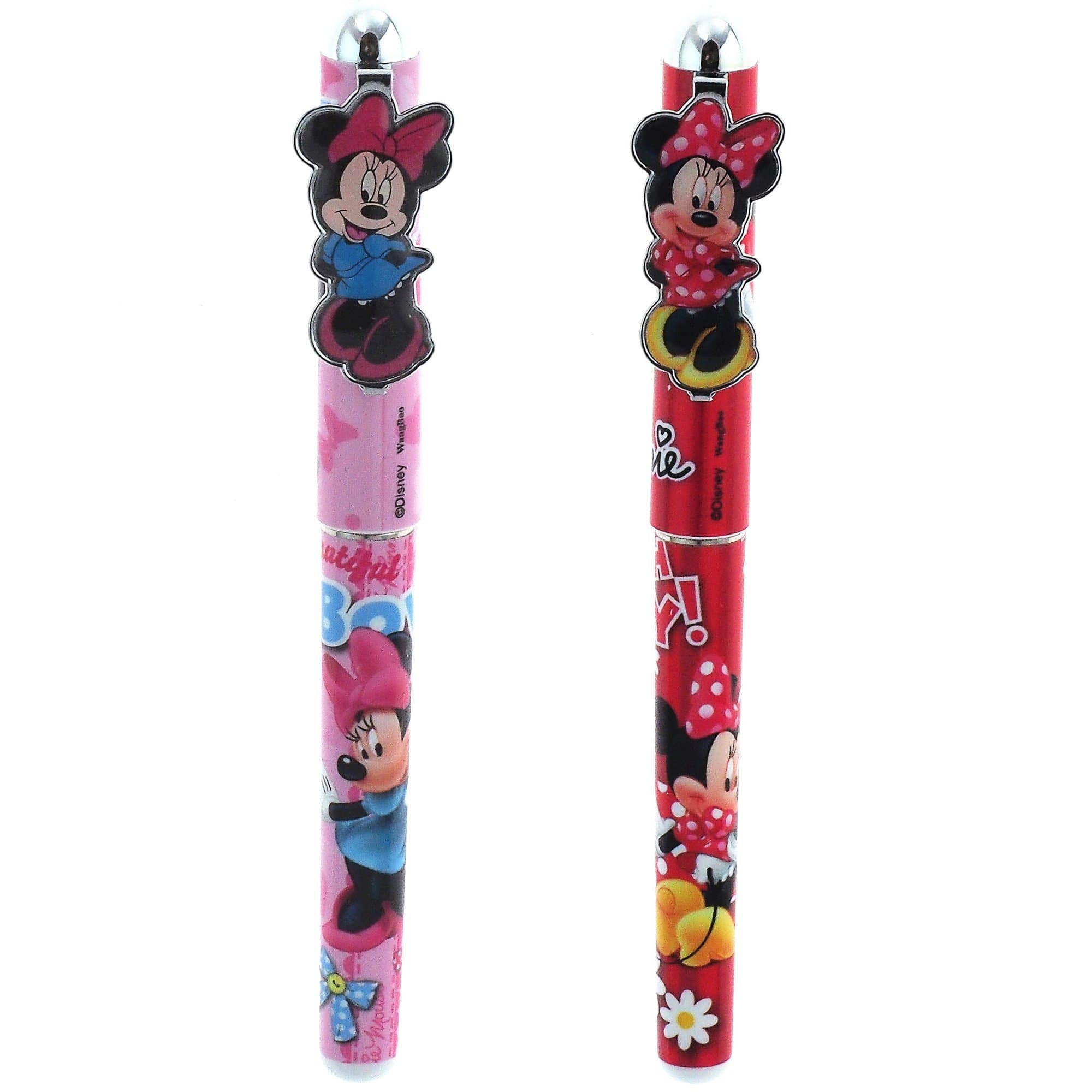 Disney Minnie Mouse 2pc Pen Set (Red, Pink)