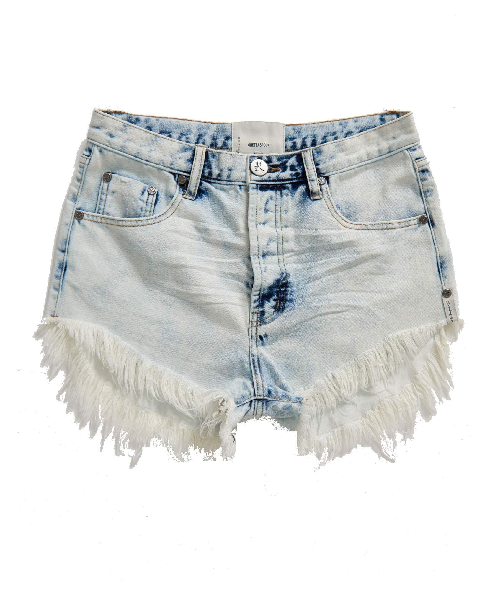 One Teaspoon Outlaws Denim Shorts - Classic