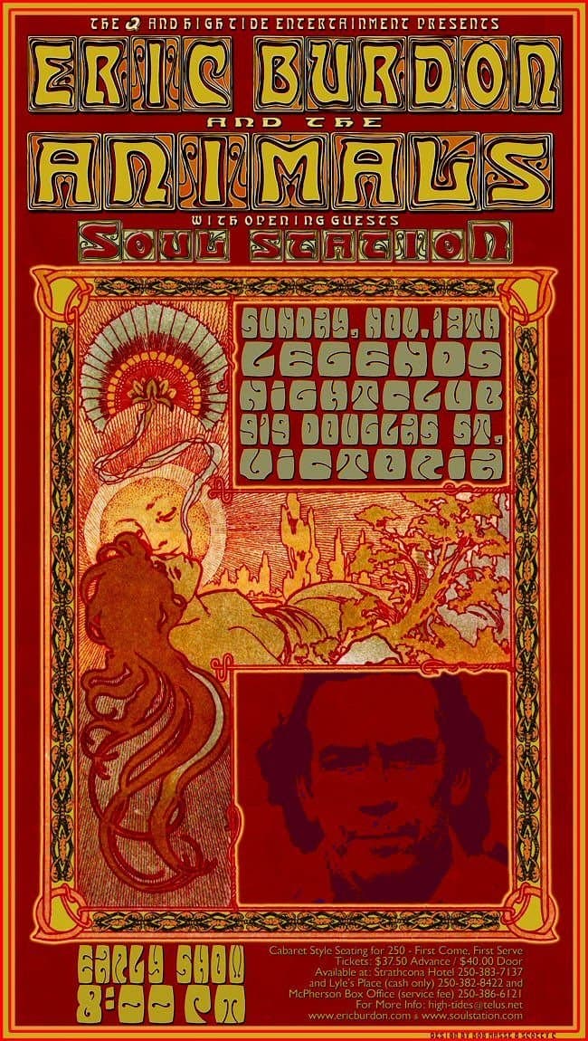 Eric Burdon & The Animals Picture Art on Mouse Pad Mousepad Classic Vintage Old Music Computer Desktop Supplies