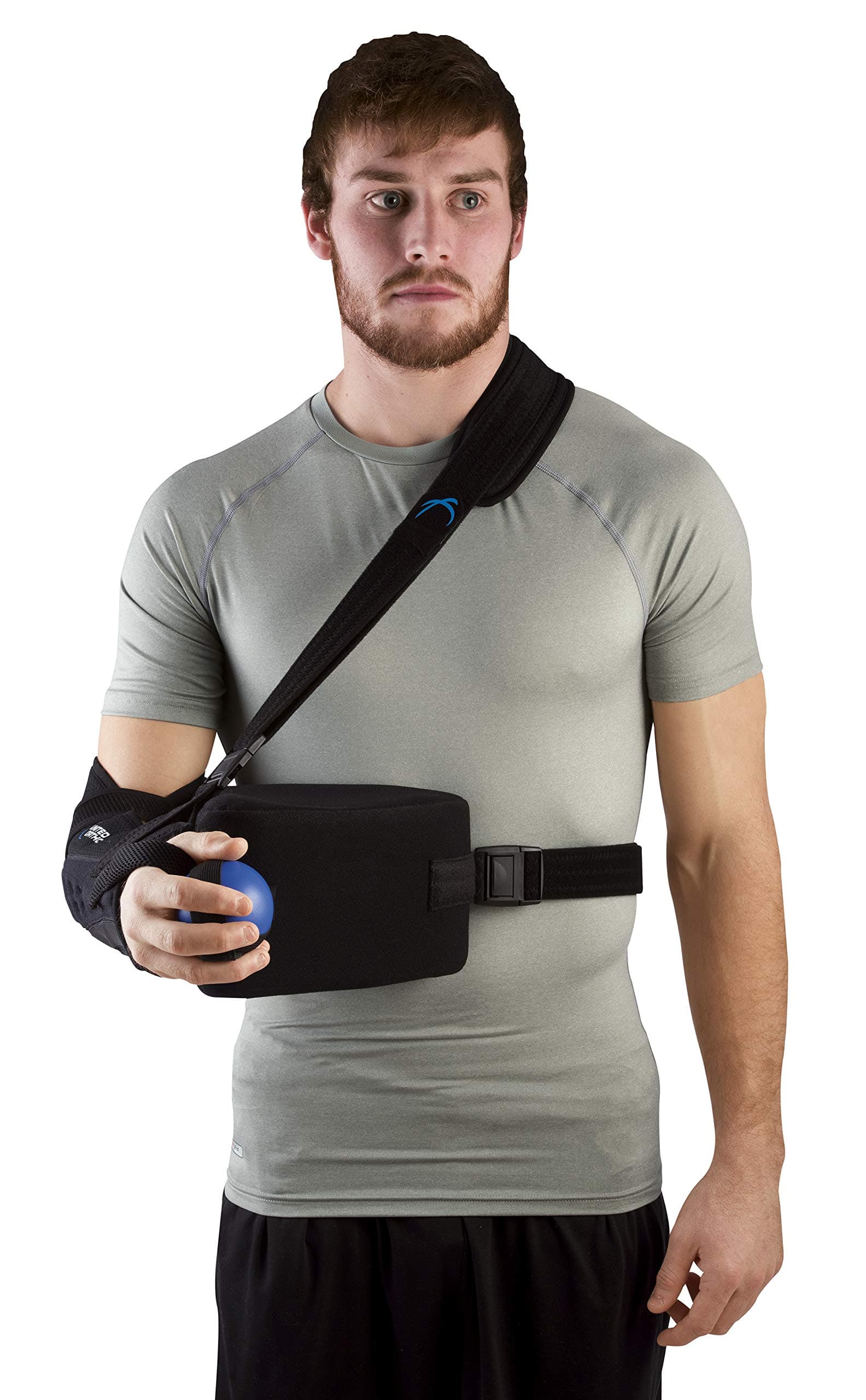 United Ortho 200060-05 Neutral Shoulder Abduction Sling, Medium (fits 11"-13" When Measured from The Elbow to The Knuckles)