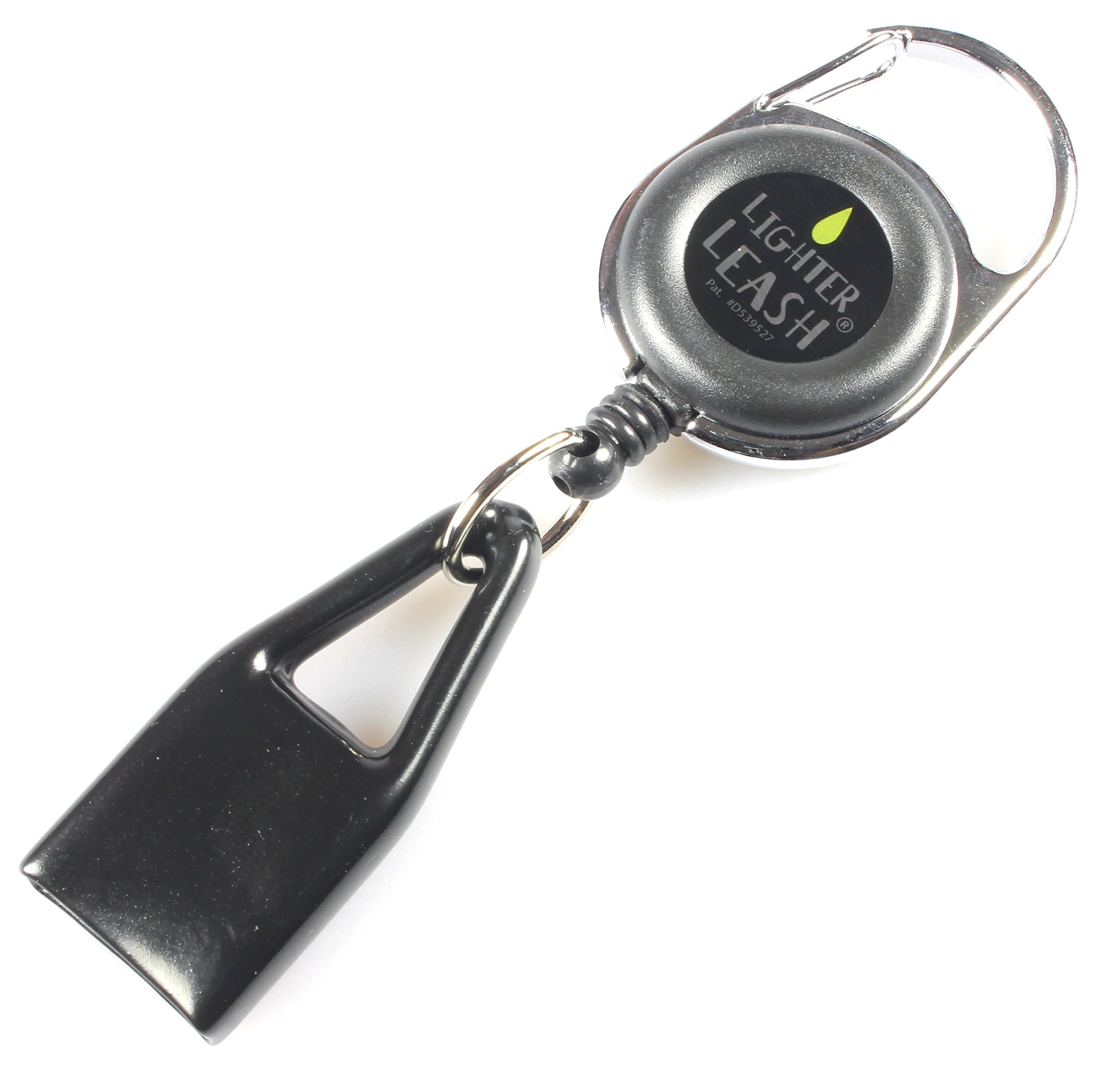 Lighter Leash Fits Disposable Clipper And Usb Pen Black