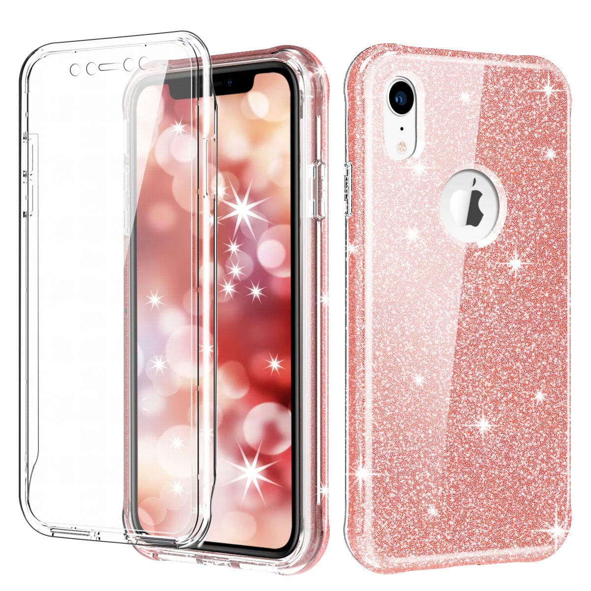 iPhone XR Case, SAVYOU iPhone XR Full-Body Rugged Case Built-in Touch Sensitive Screen Protector Dual Layer Hybrid Shock Drop Proof Impact Resist Durable Protective Cover (6.1Inch)