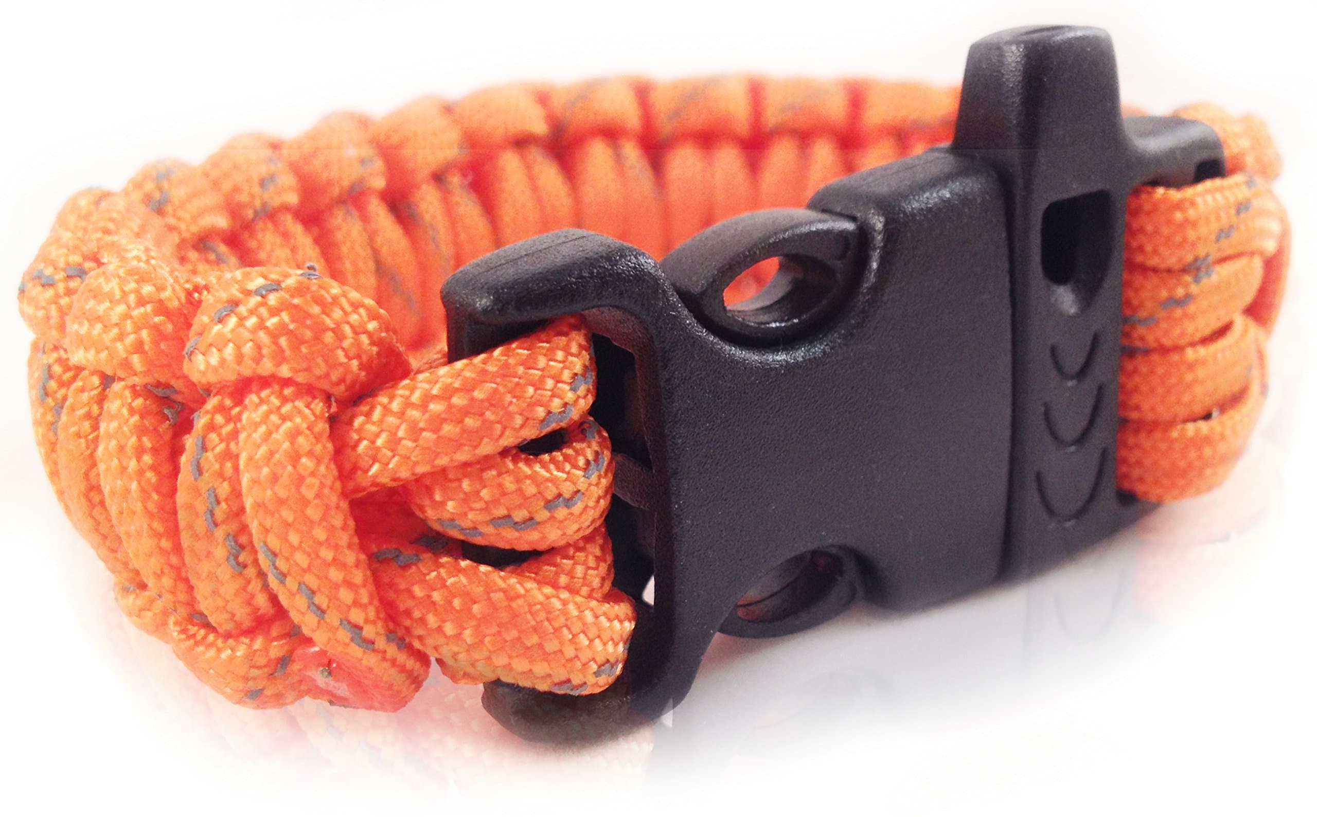 Personal Protection Attack or Rape Whistle. 550 Paracord Bracelet TSA, Air Travel Friendly, Med Alert, Be Safe! Wristband Covers Self Defense Emergency Preparedness Survival Gear Alarm Running Shoes Shoelaces Towing Safety Outdoor Camping Ties