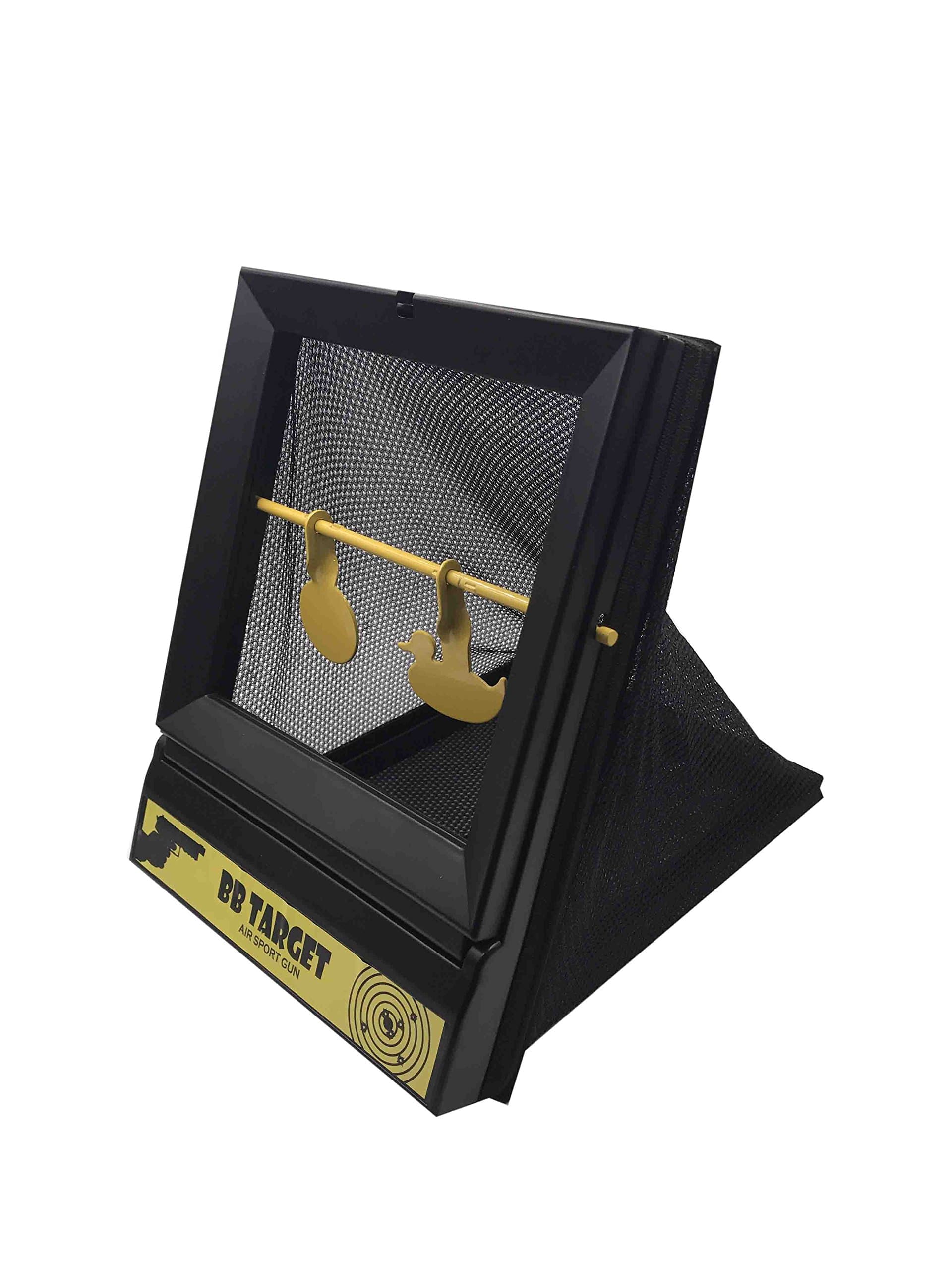 BB Pellet trap NERF soft bullet pellet trap with spinner target inside comes with 10 paper targets