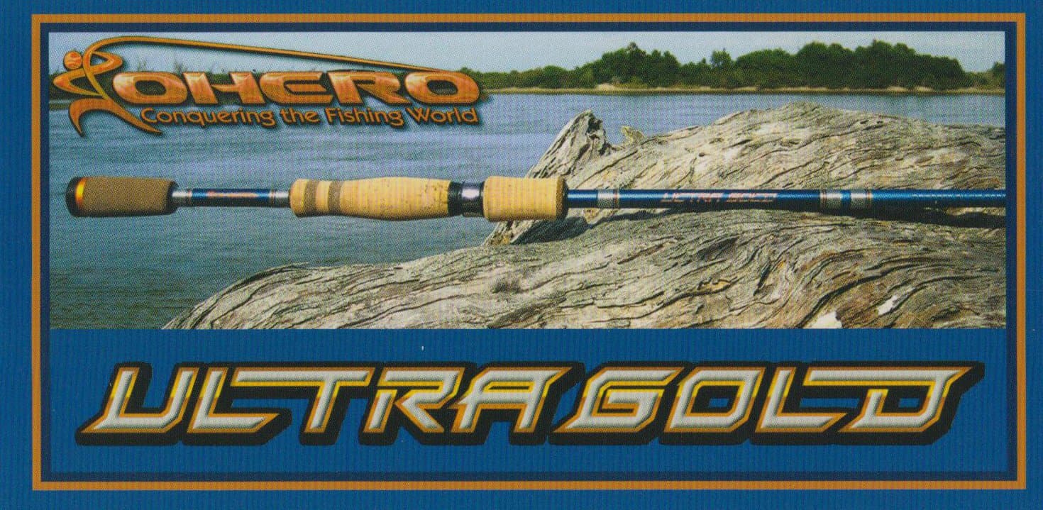 Ohero Ultra Gold 7' Medium Light Spinning Rod UGS70ML