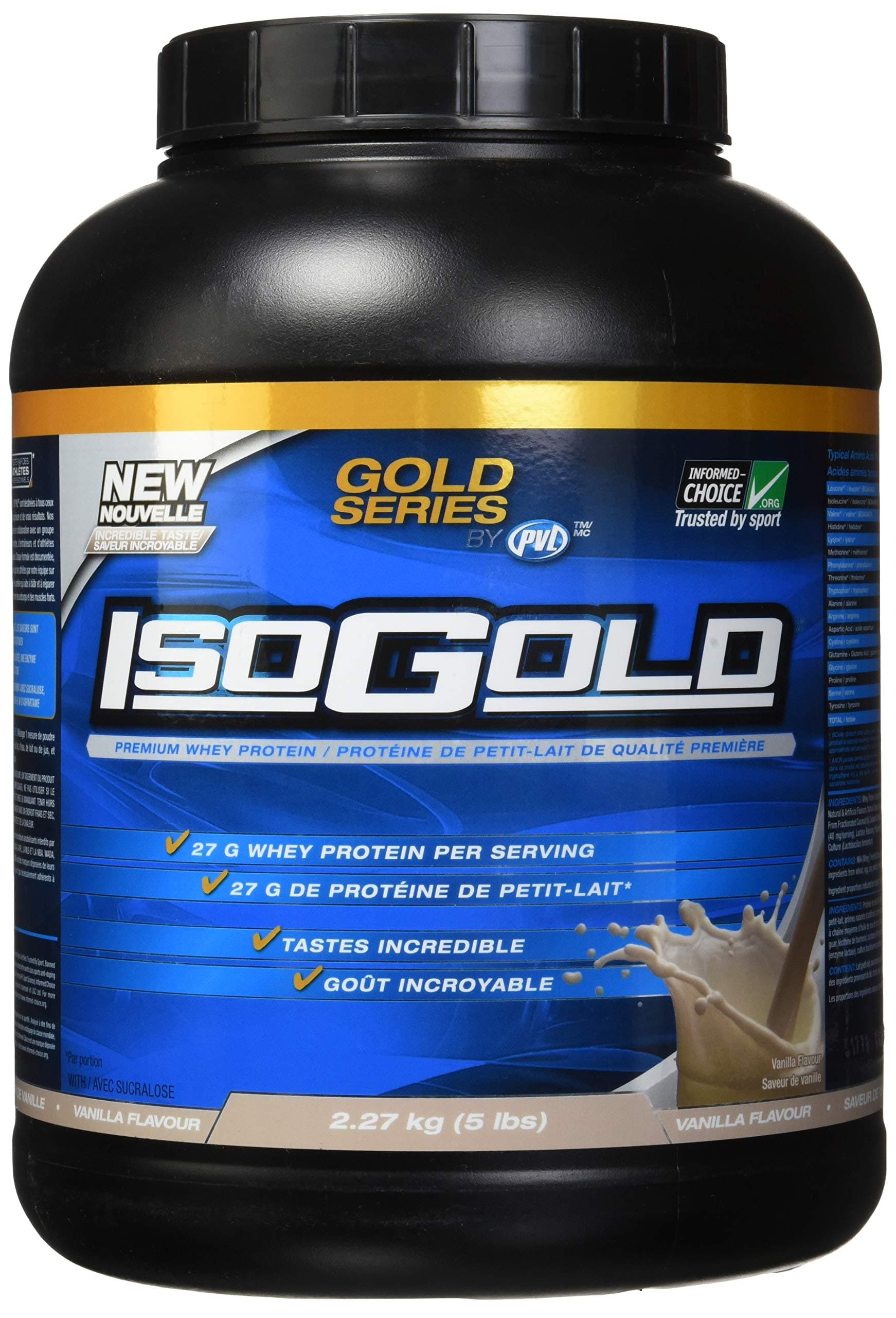 PVLIso Gold Vanilla 2.27kg