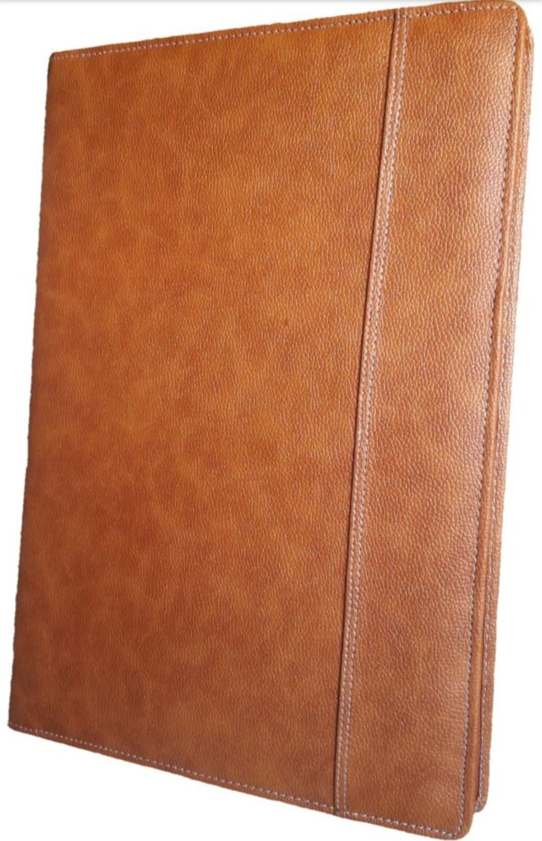 TLO CUSTOMER HAPPINESS Artificial Leather Documents Holder File for Certificate (Brown)