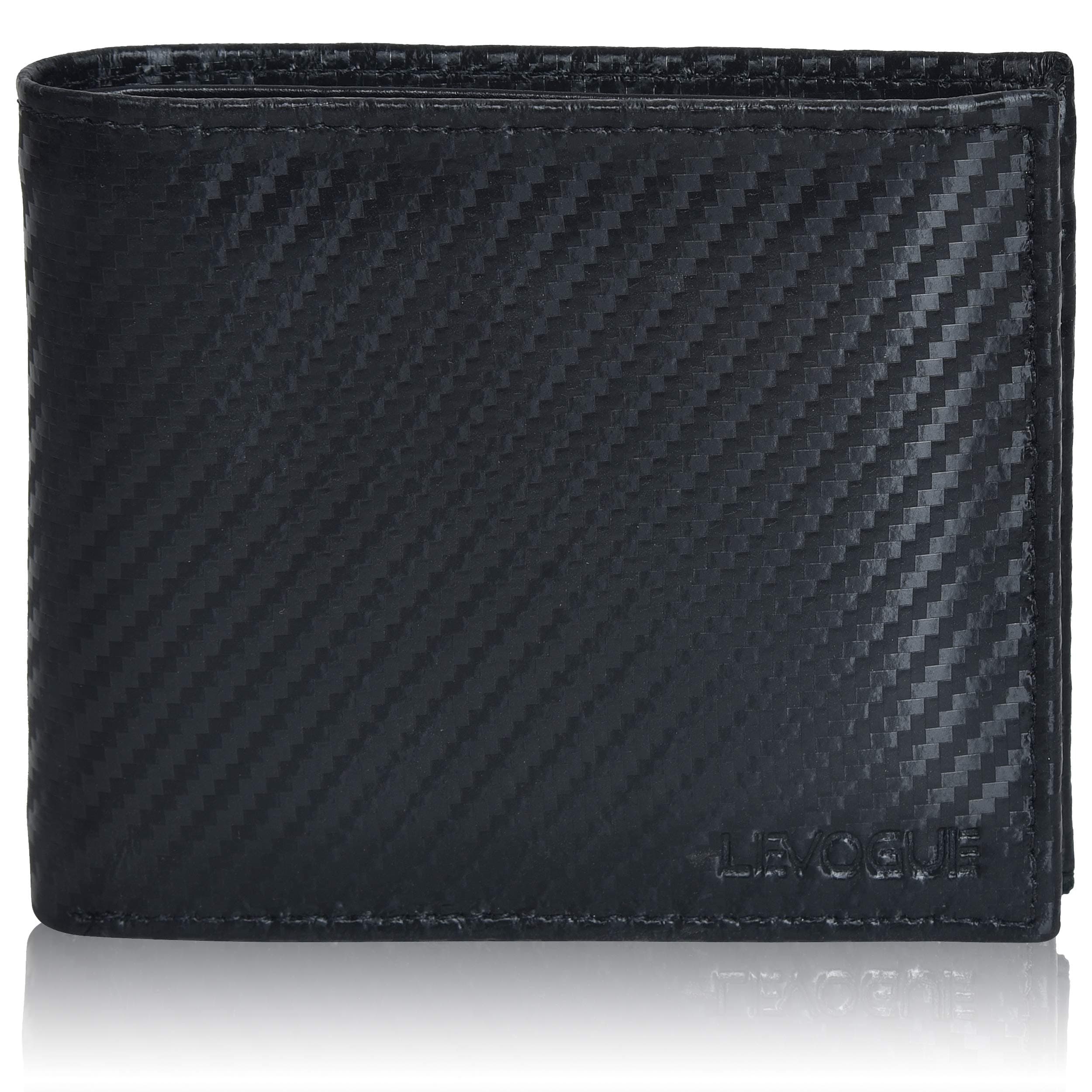 Genuine Leather RFID Blocking Handmade Bifold Wallet for Men - Slim Mens Wallet