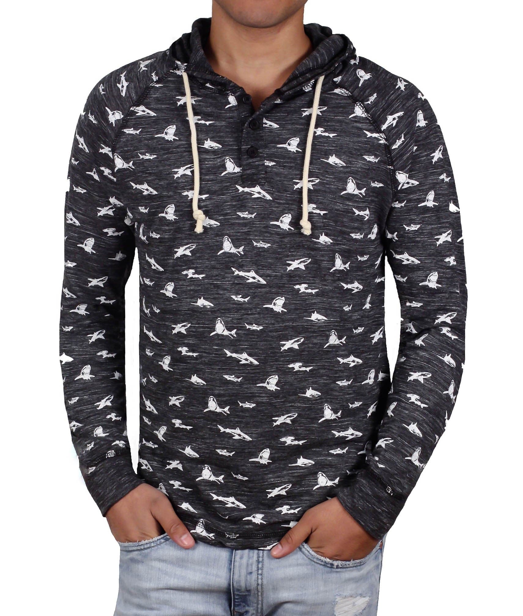 Shark Slub Hoodie from Alpha Beta