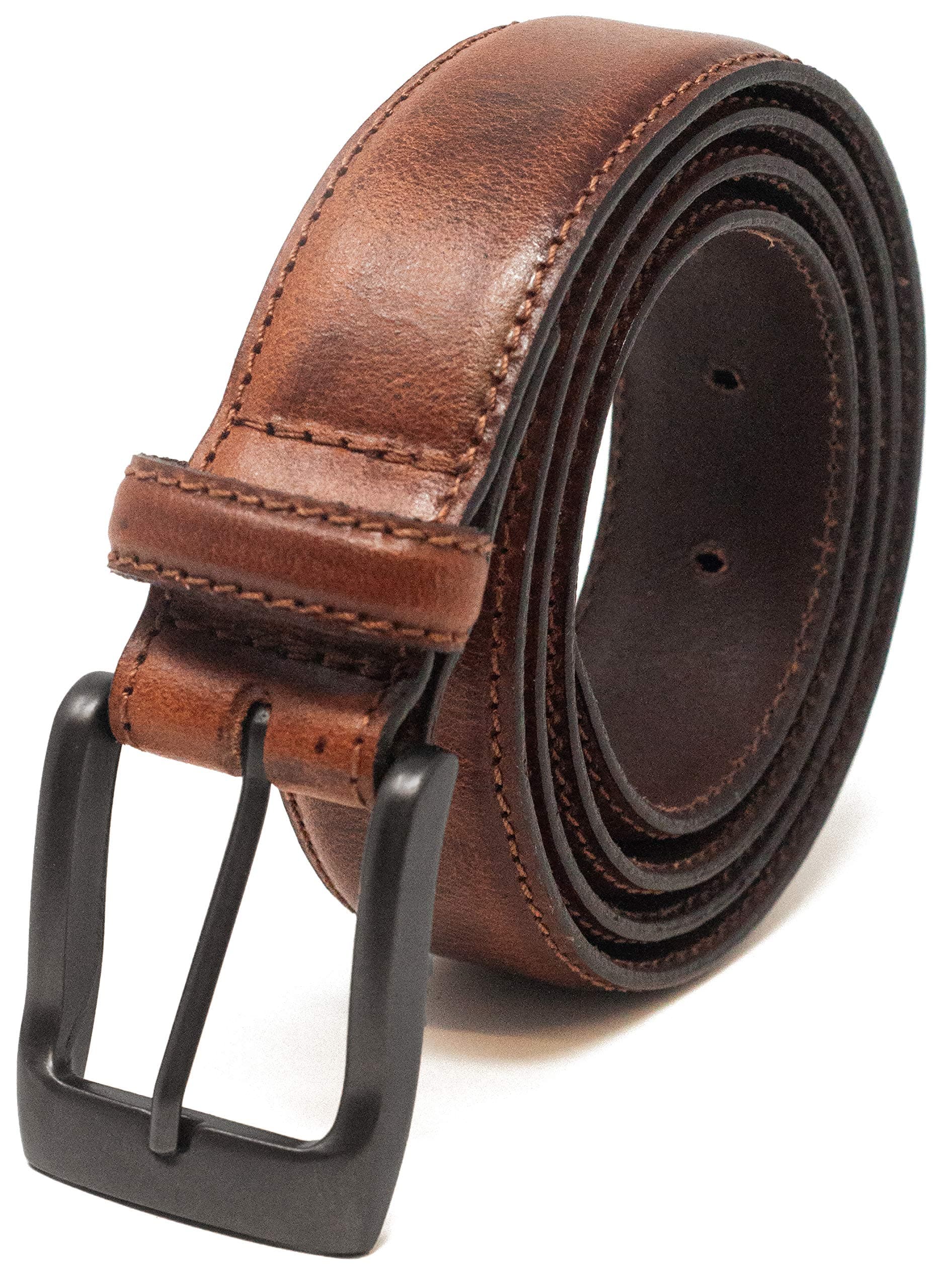 Ashford RidgeMens 32mm Full Leather Suit Trouser Belt