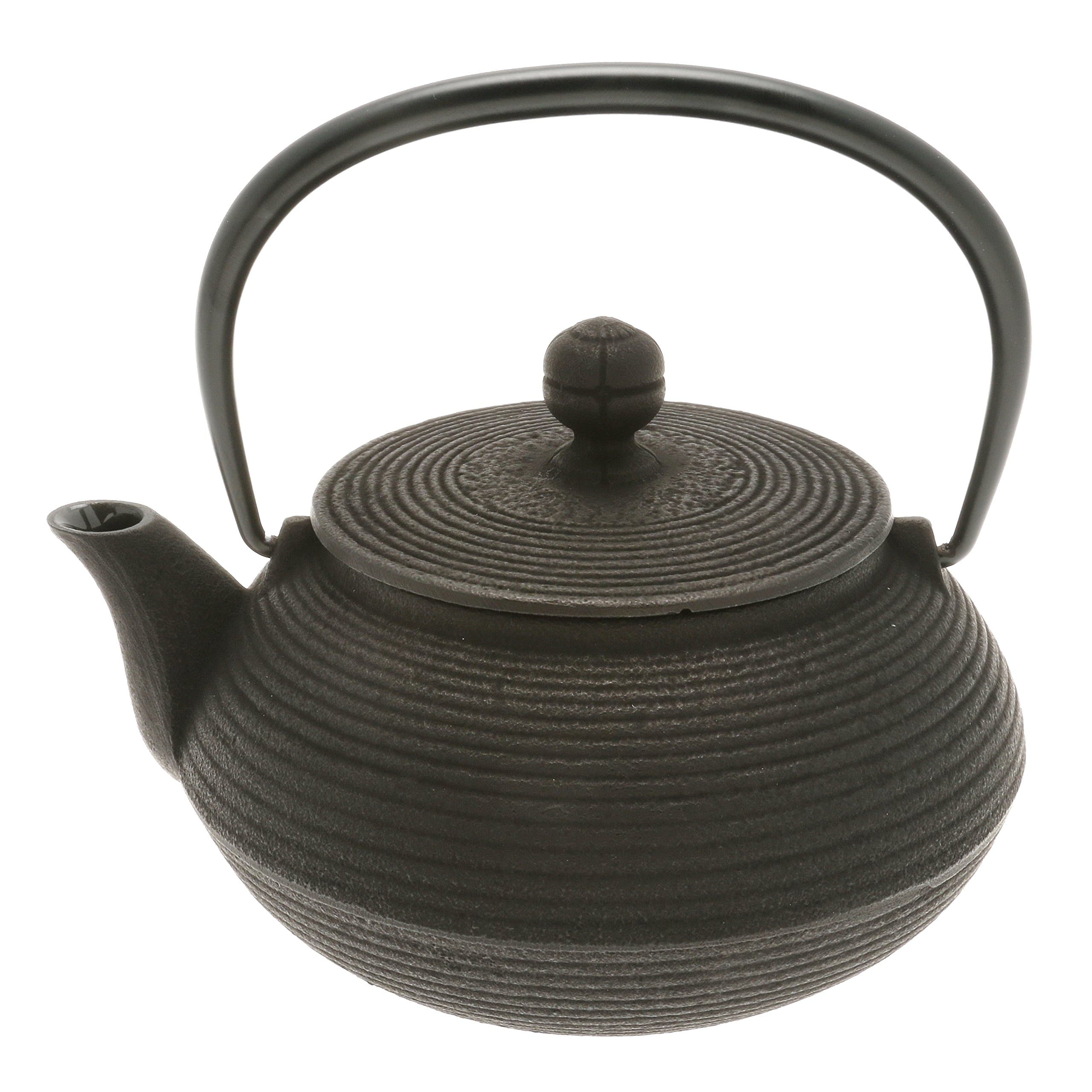 Iwachu Japanese Iron Tetsubin Teapot, Black