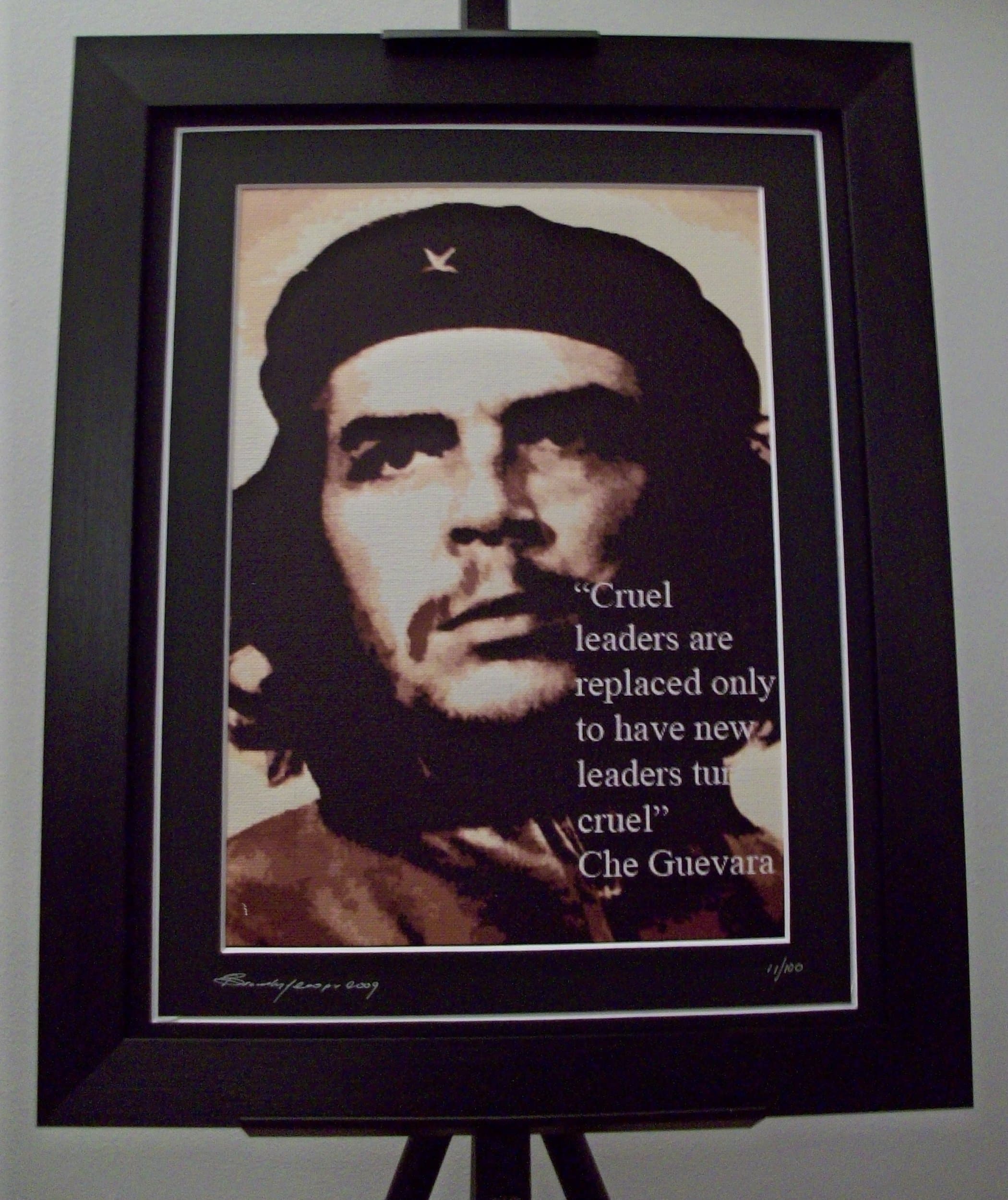 Che Guevara Quote Limited Edition Framed Canvas Art Print