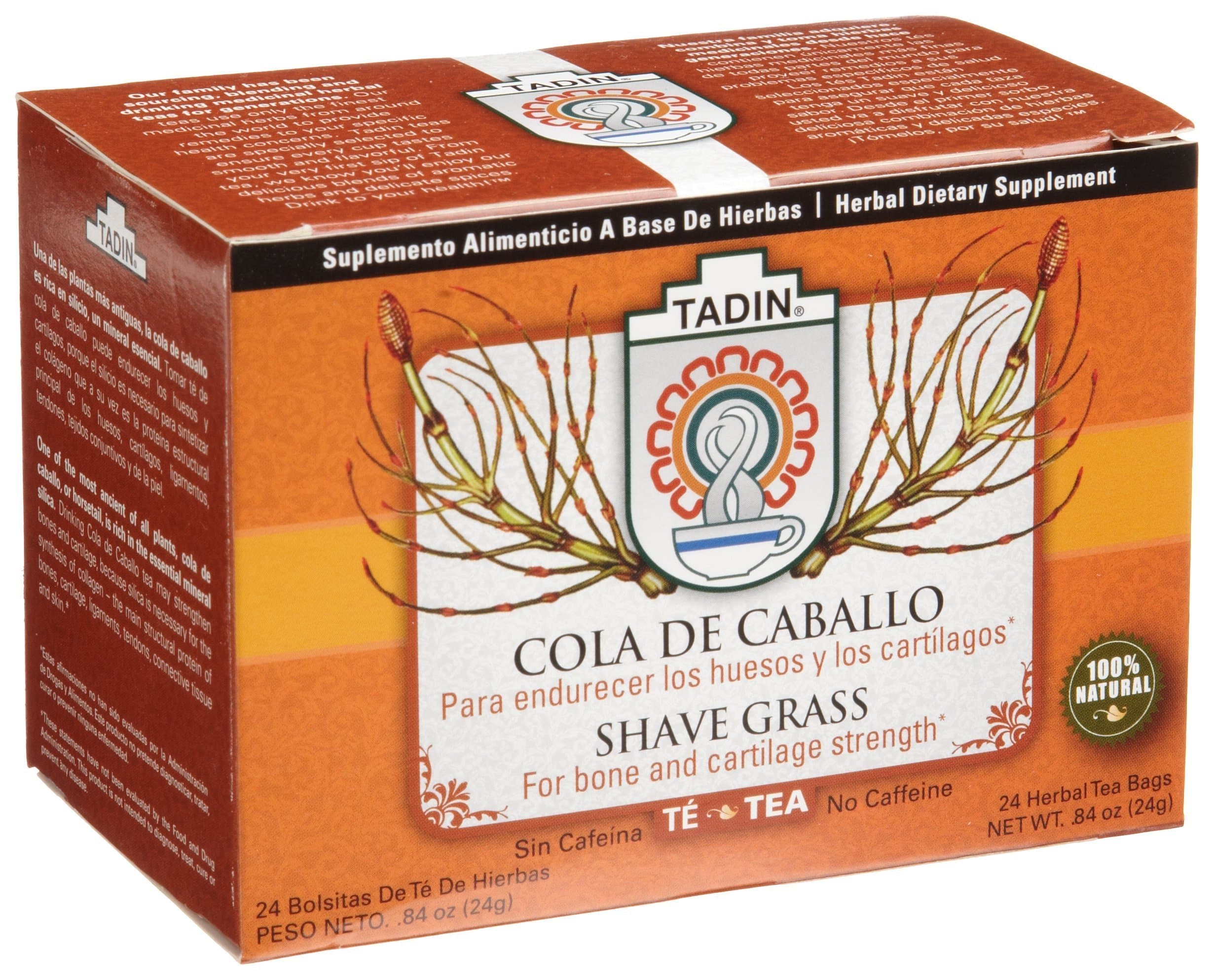 TadinTea, Cola De Caballo (Shave Grass) Tea, 24-Count Tea Bags (Pack of 12)