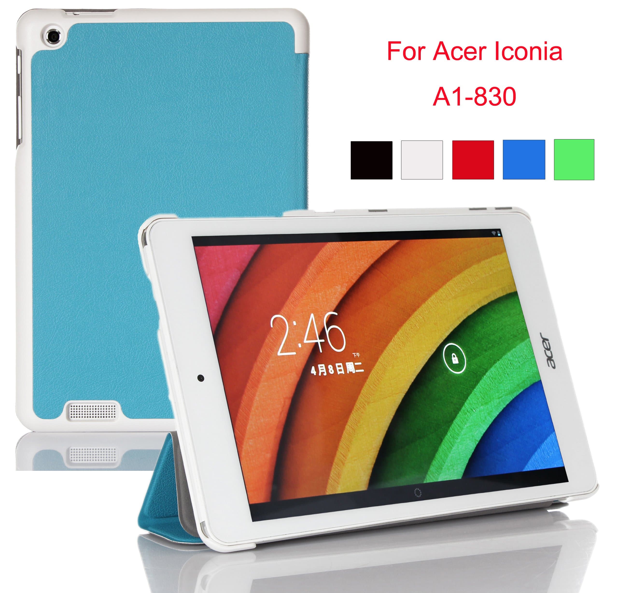 VSTN Acer Iconia A1-830 ultra-thin Smart Cover Case, Only fit Acer Iconia A1-830 (For Acer Iconia A1-830, Blue)