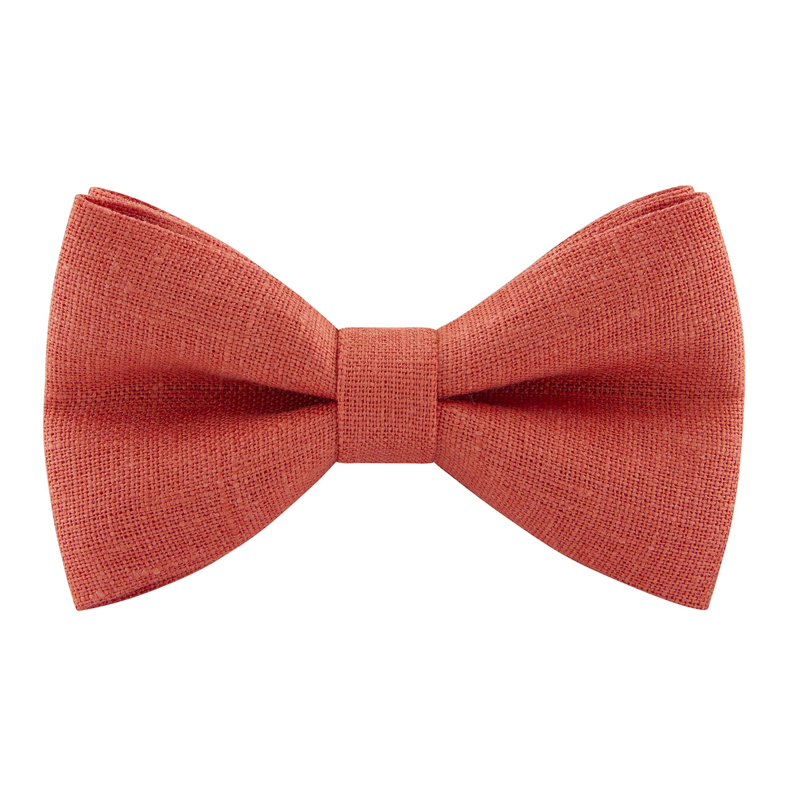 Linen Classic Pre-Tied Bow Tie Formal Solid Tuxedo, by Bow Tie House