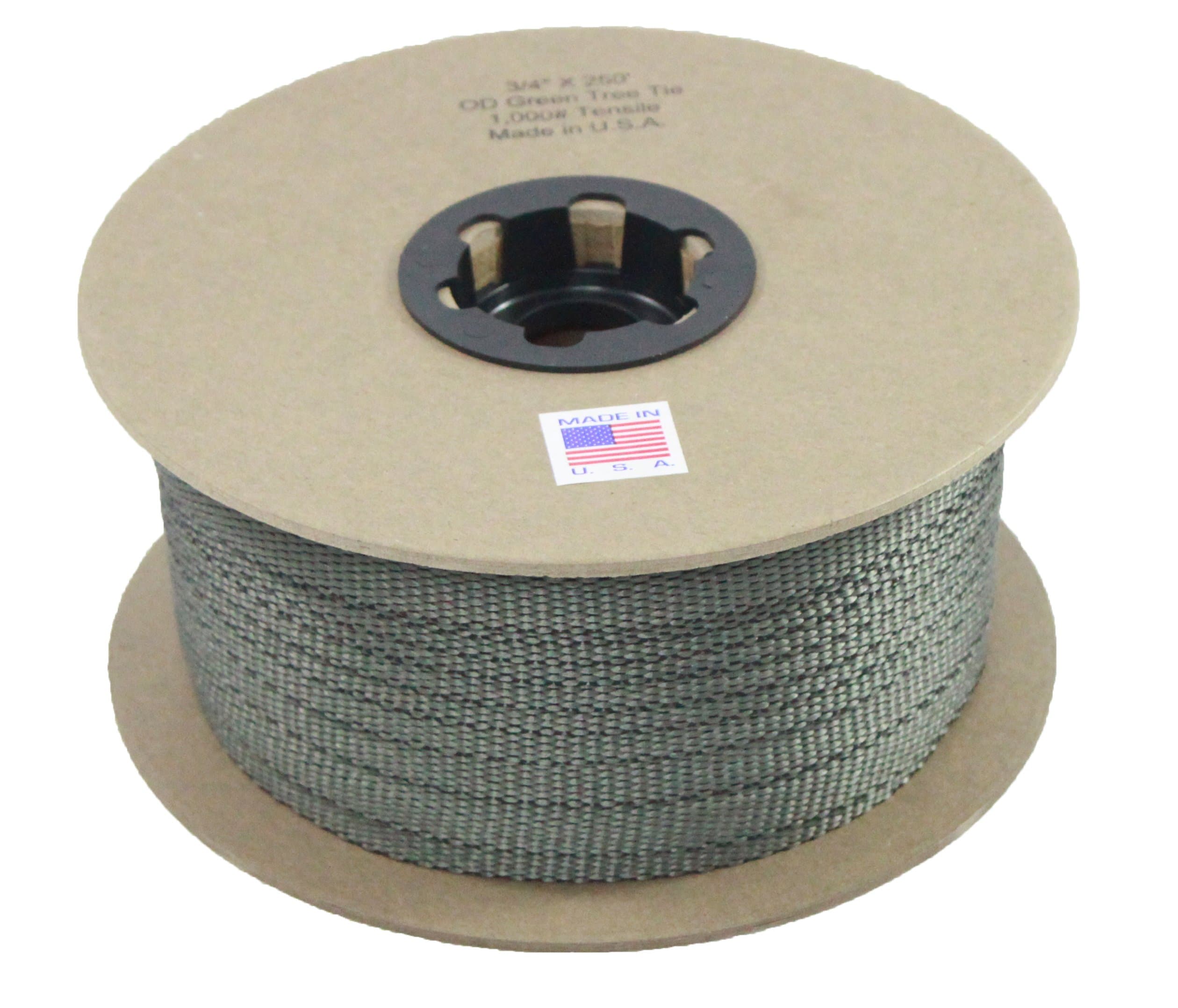 Tree Tie - 3/4 Inch - 1,000 lb. - Guying and Staking - Made in USA (250 Feet)
