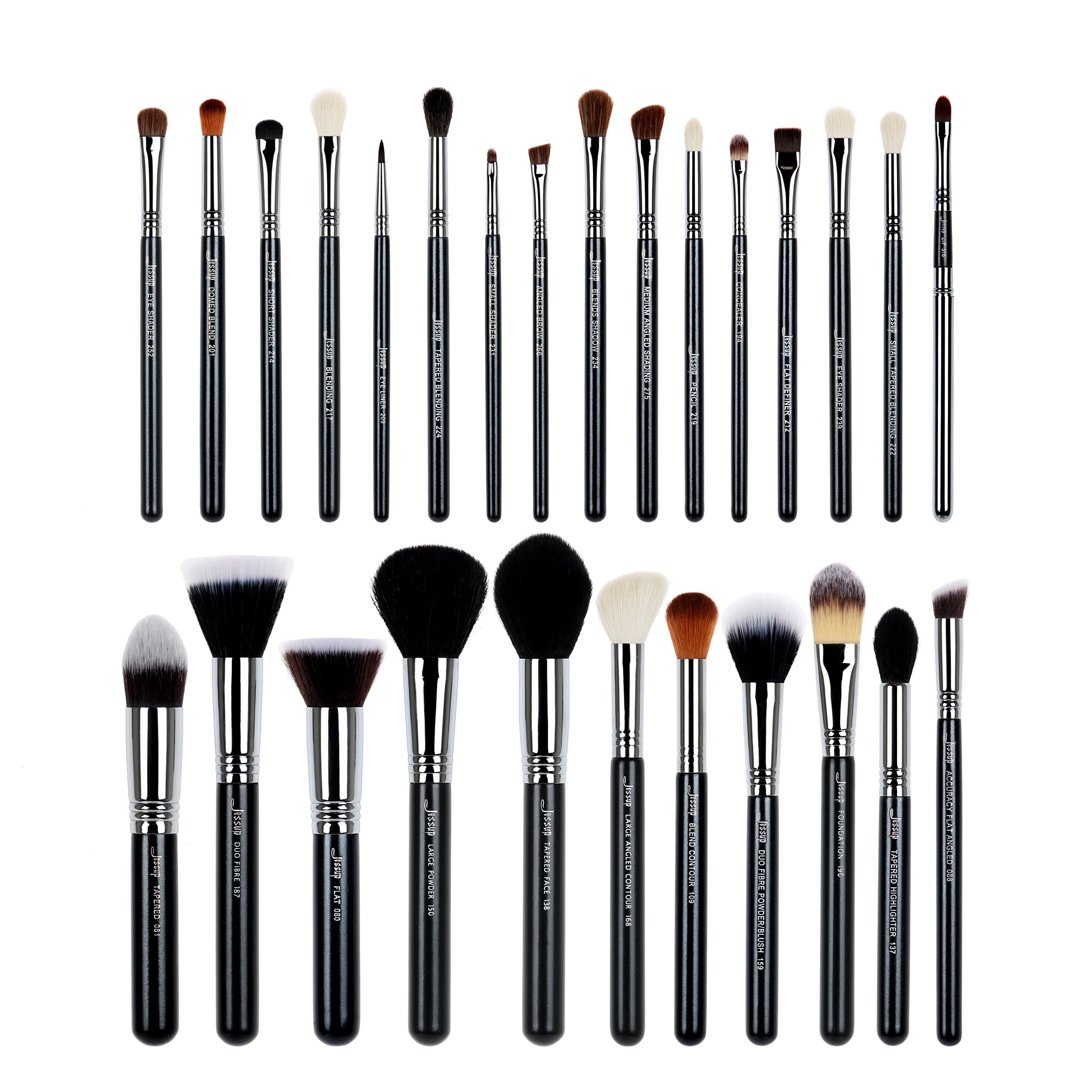 Jessup 27pcs Pro Makeup Brushes Set Foundation Lipstick Eye shadow Blending F...