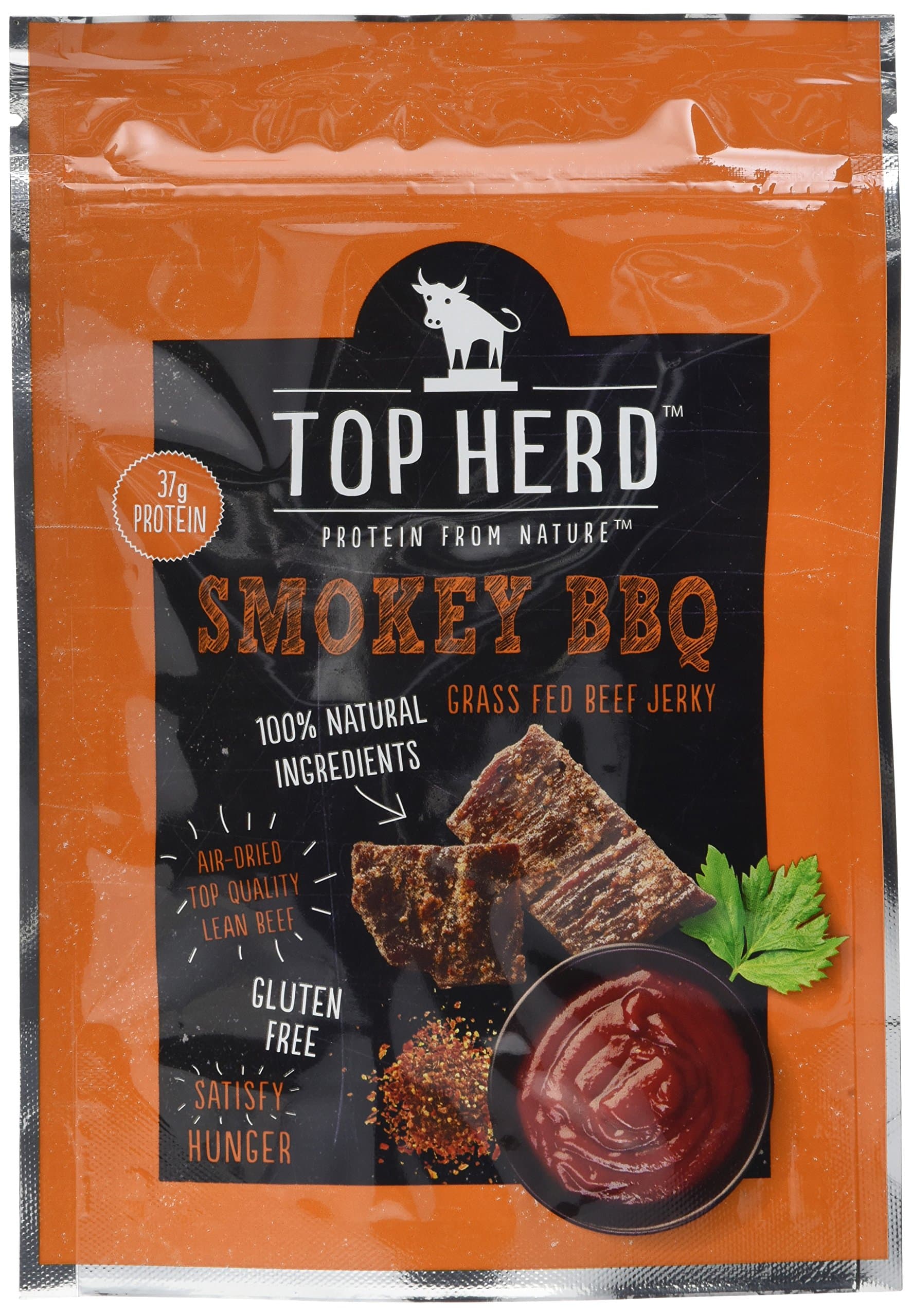 Top Herd Smokey BBQ Beef Jerky 70 g (Pack of 8)
