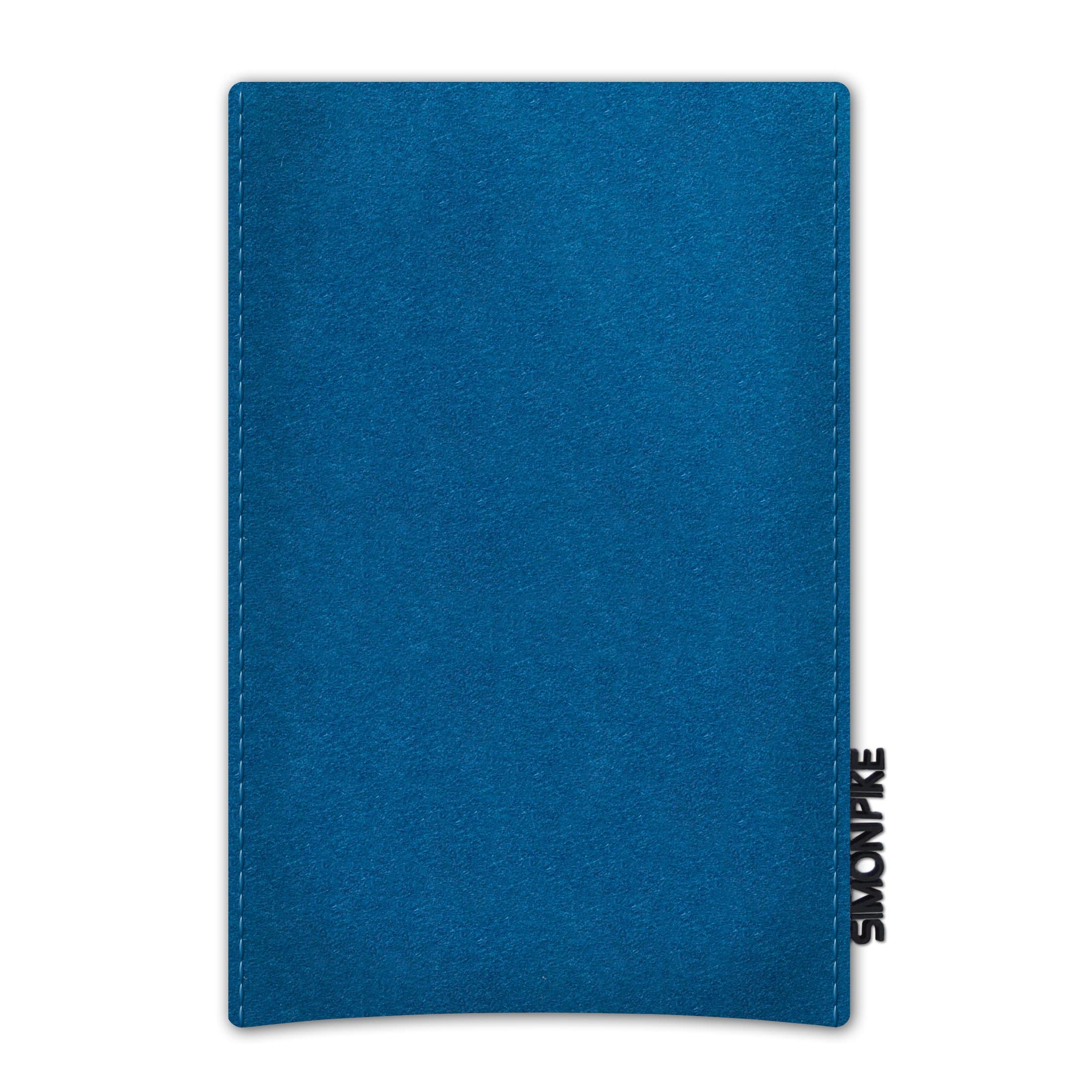 SIMON PIKE Boston Basic Wool Felt Mobile Phone Case for Huawei Ascend G6 Petrol Blue