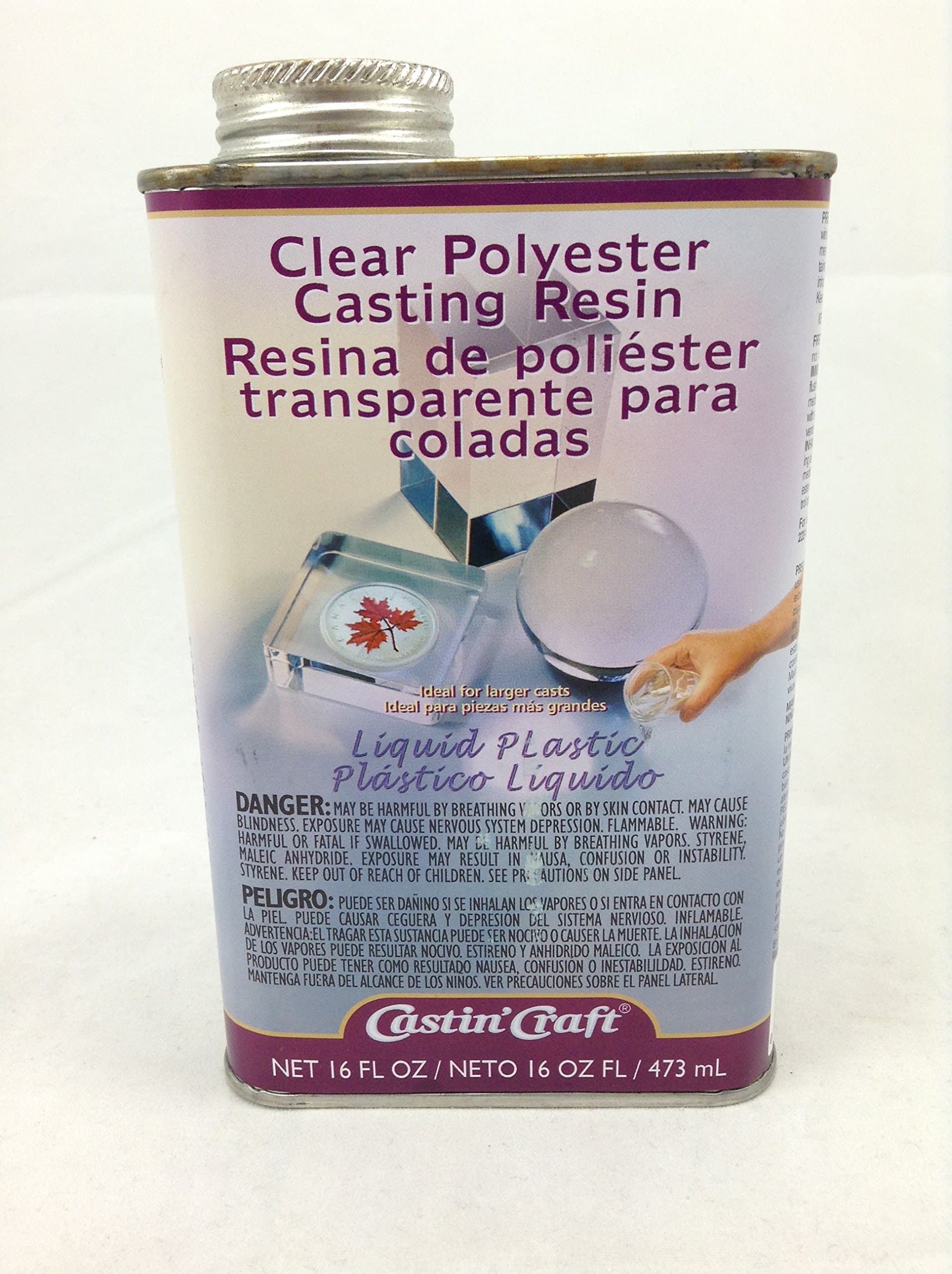 Environmental Tech Castin' Craft Clear Casting Resin 16 oz. can