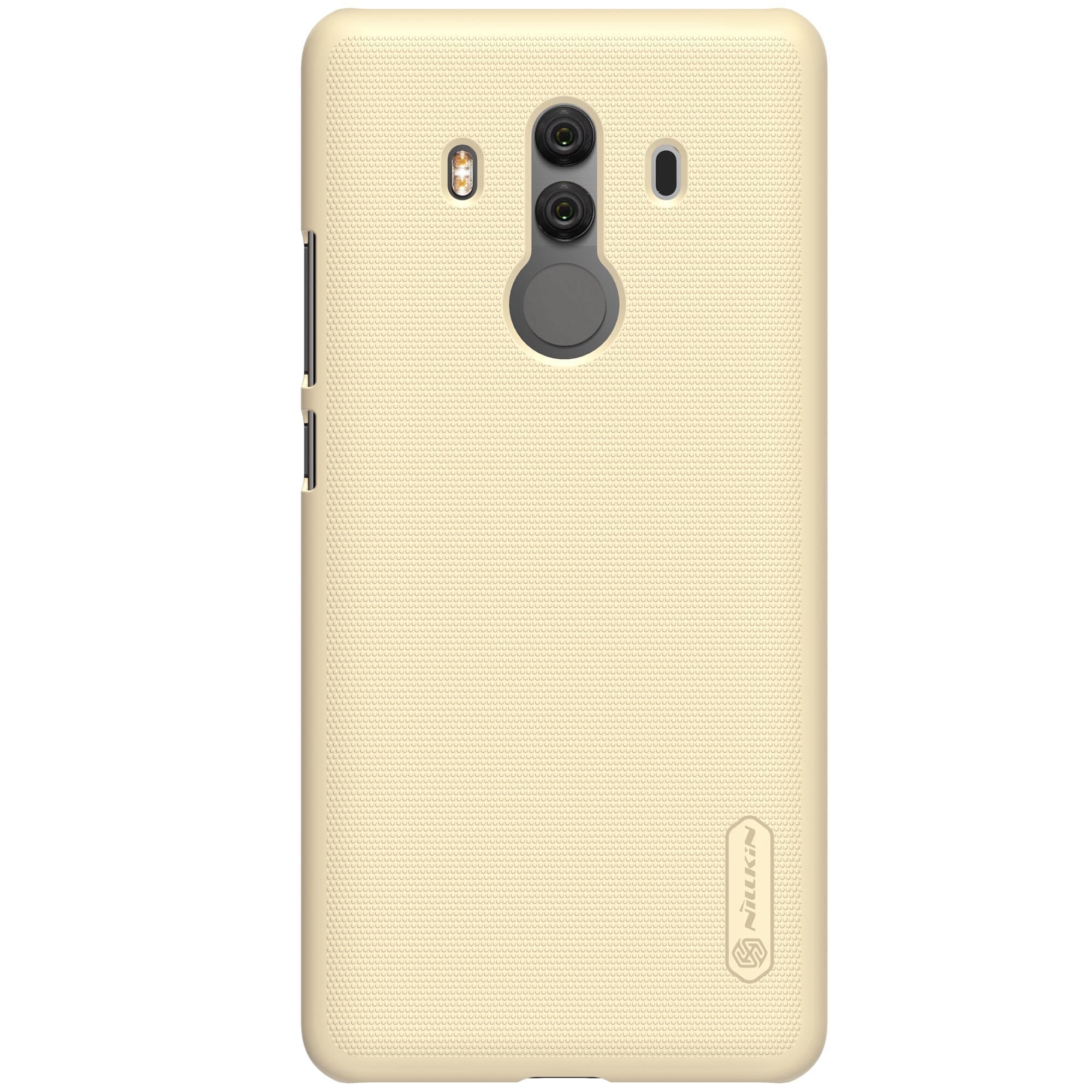 Huawei Mate 10 Pro Case Nillkin Slim Thin Back Cover Case with Anti Slip Frosted Finish and Screen Flim for Huawei Mate 10 Pro (Gold, Huawei Mate 10 Pro)