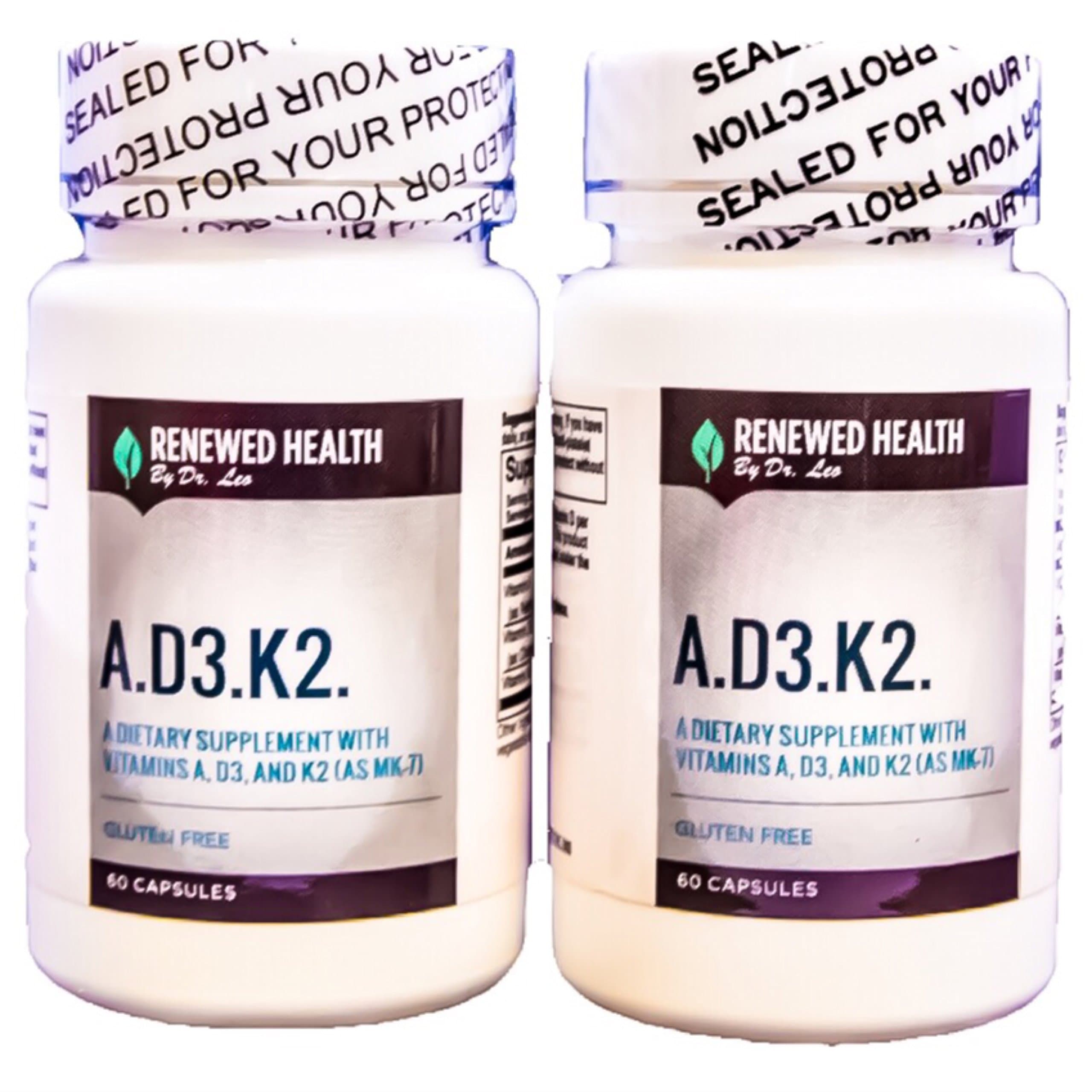 Vitamin D3 Cholecalciferol 5000 IU Vegetable Capsules Vitamin A.D3.K2 5000iu M-K7 Bone Cardiovascular Support 60 Vege Caps Gluten Free 2 Pack