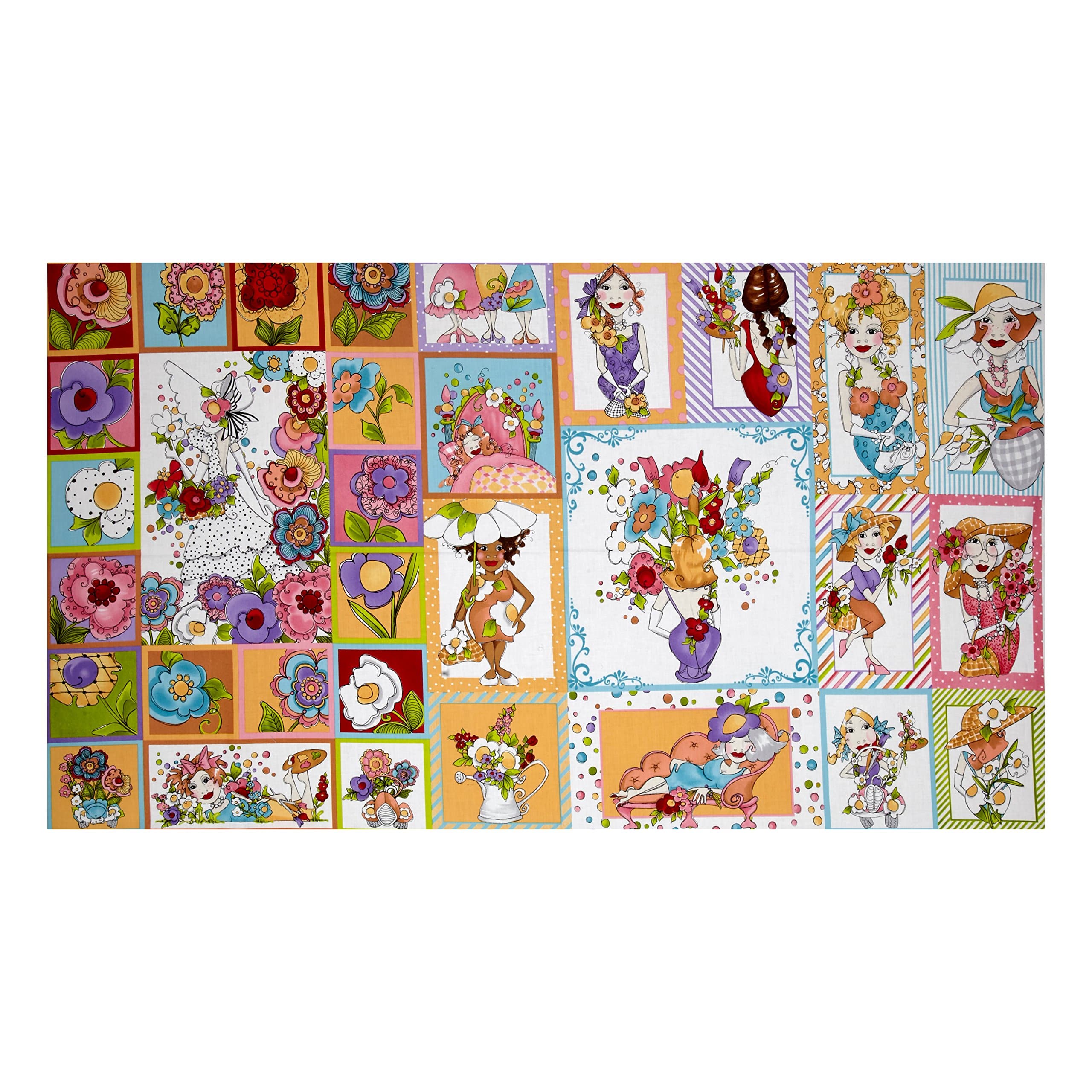 Loralie Designs Blossom 23.5 Inch Panel Multicolor
