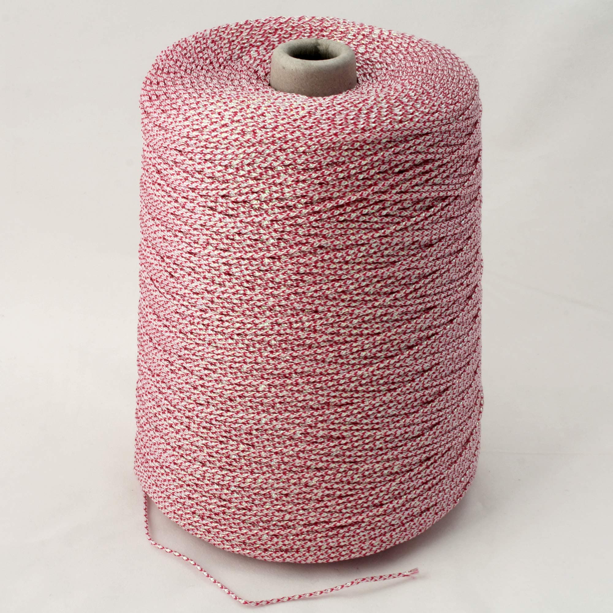 Needloft Craft Cord Pink Iridescent #50 - Bulk Spool 4,000+ Feet