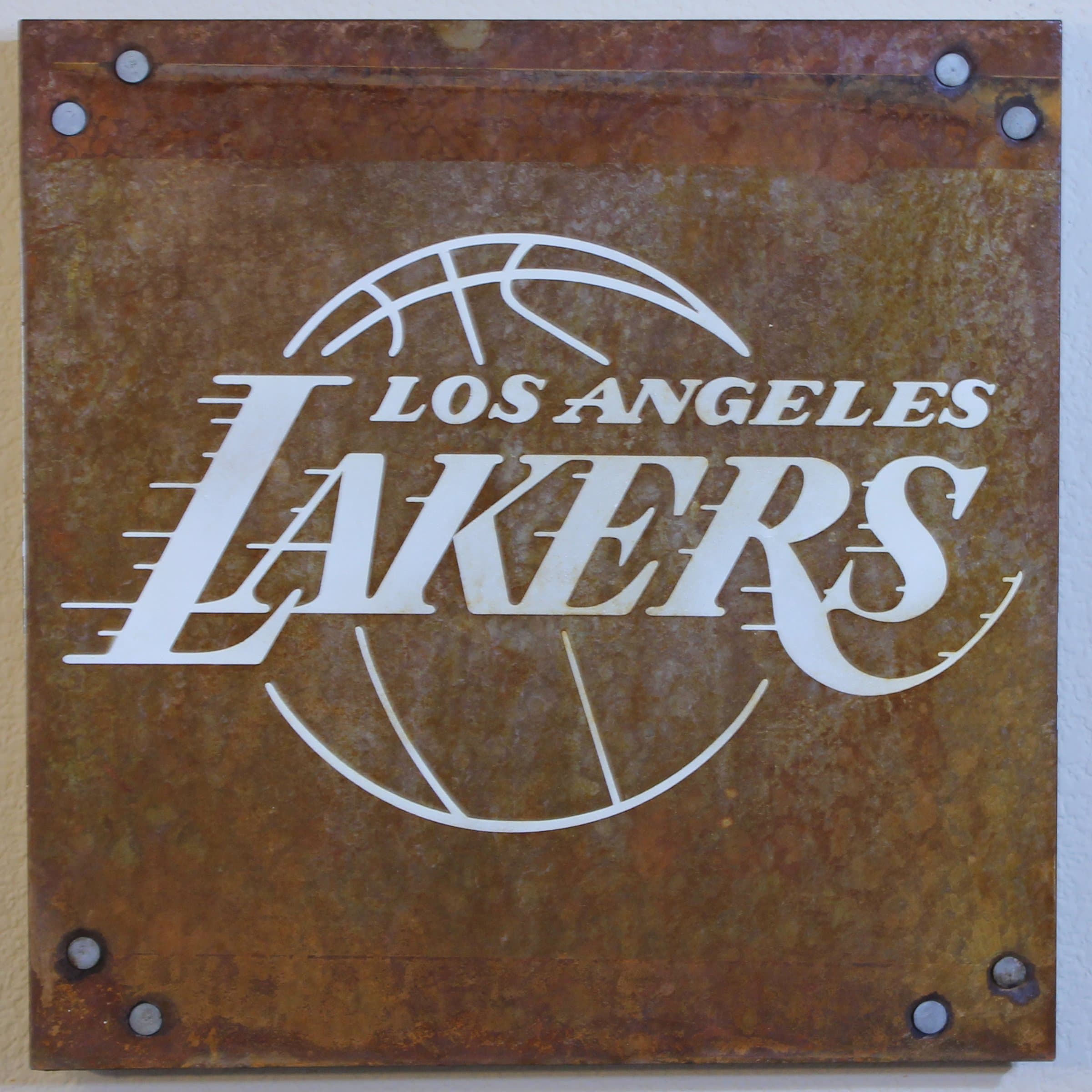 NBA Team Logo Metal Wall Art
