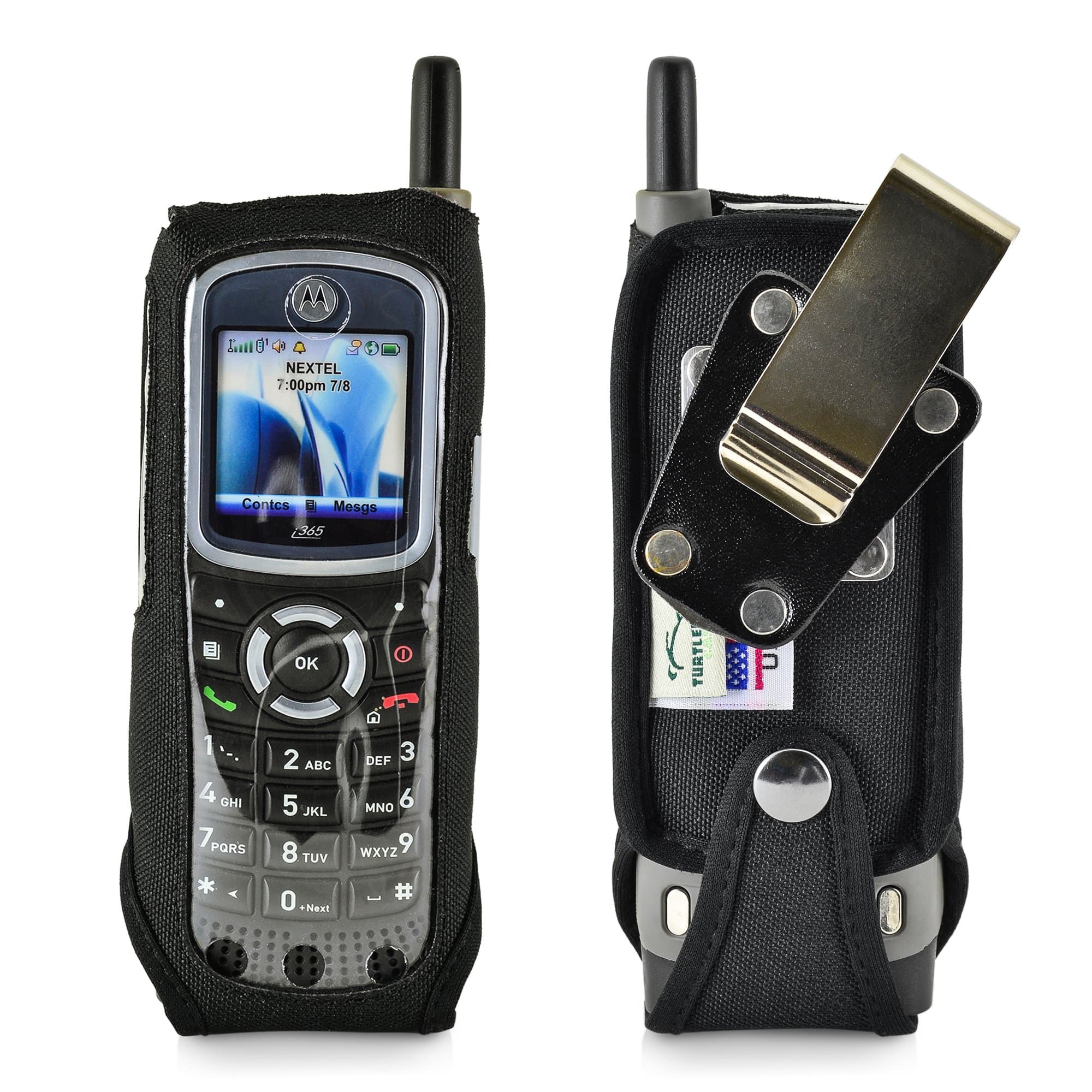 Nextel i365, Turtleback Rugged Case with Metal Clip