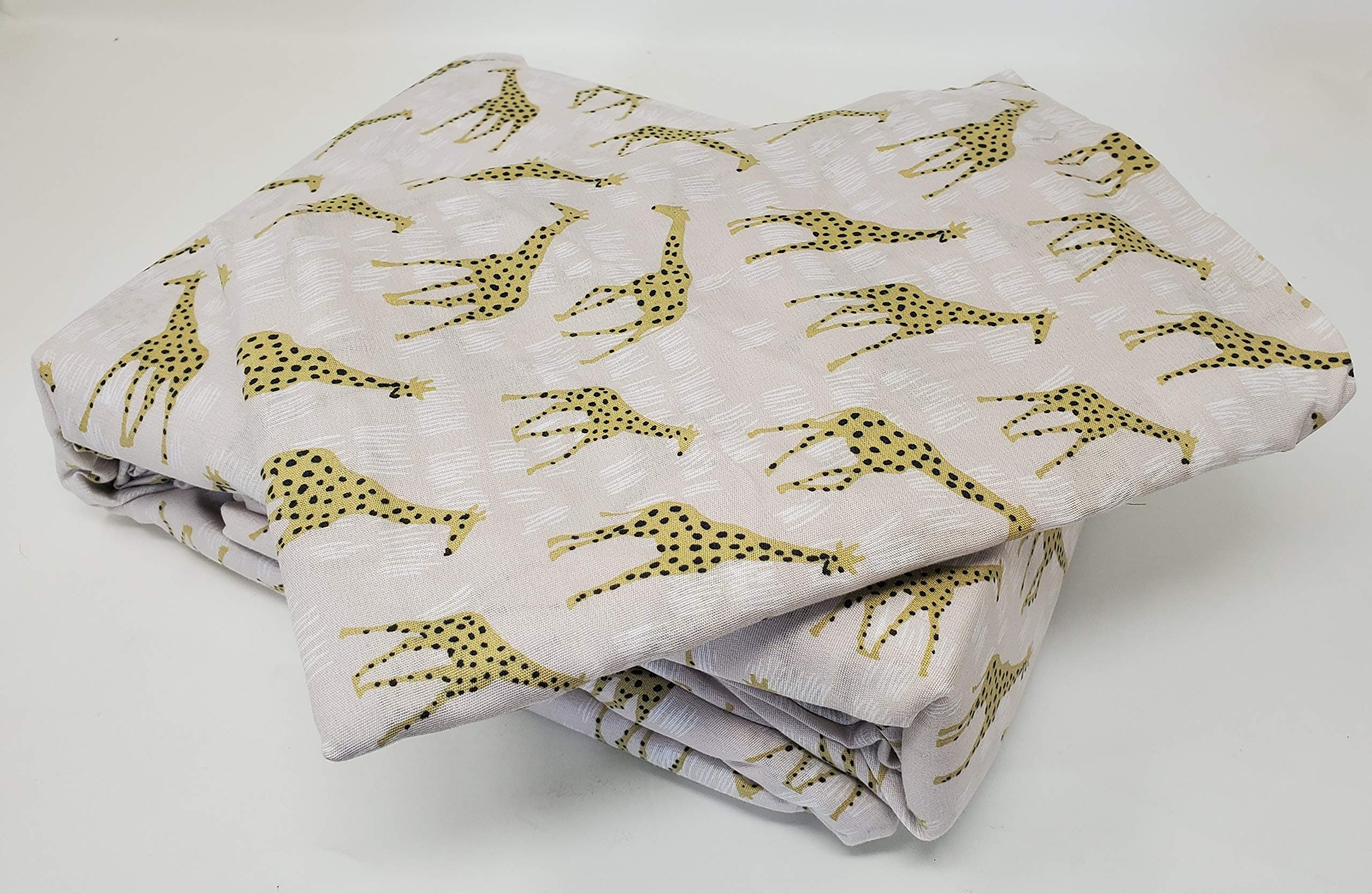 African Safari Giraffe 4pc Full Size Microfiber Sheet Set