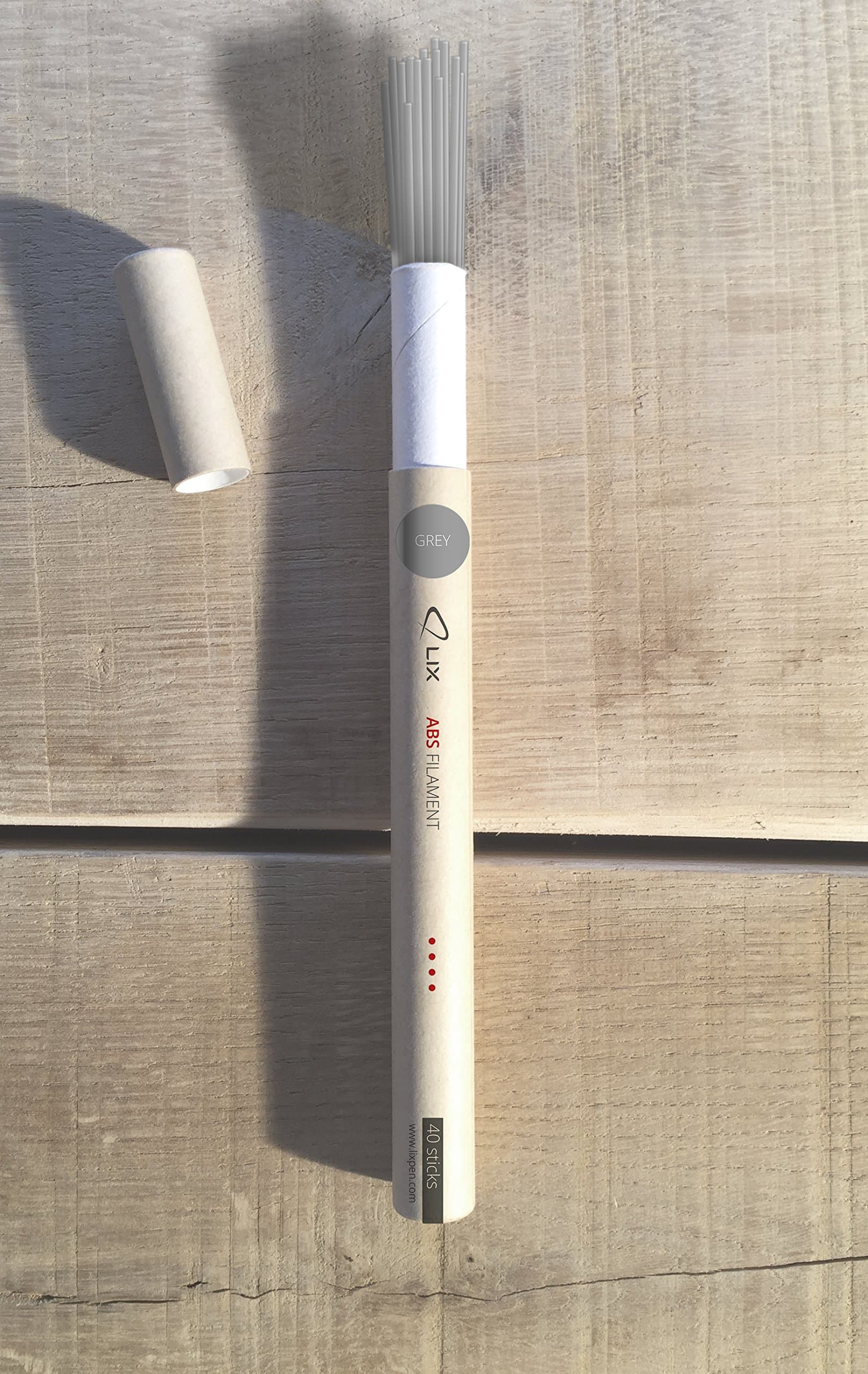 LIX 1.75mm FILAMENT - ABS (GREY)