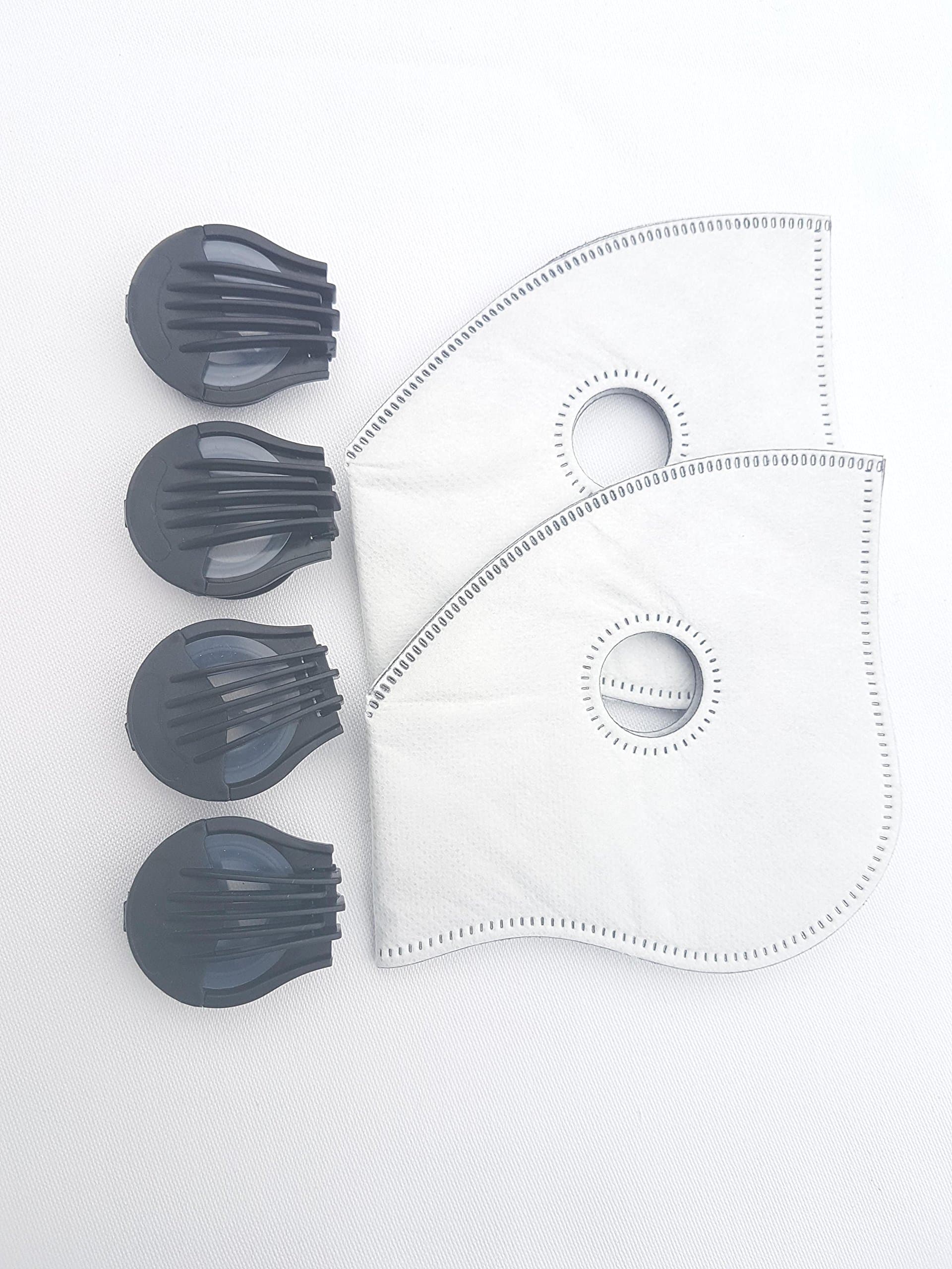 Enviro-Vent - 2 x 7 layer N99 Replacement Filter, 2-Way vents, Activated Carbon Filtration, Exhaust Fumes, Anti Pollen & Allergy, Urban Pollution, Cycling, Running, Hiking, Gardening, DIY,