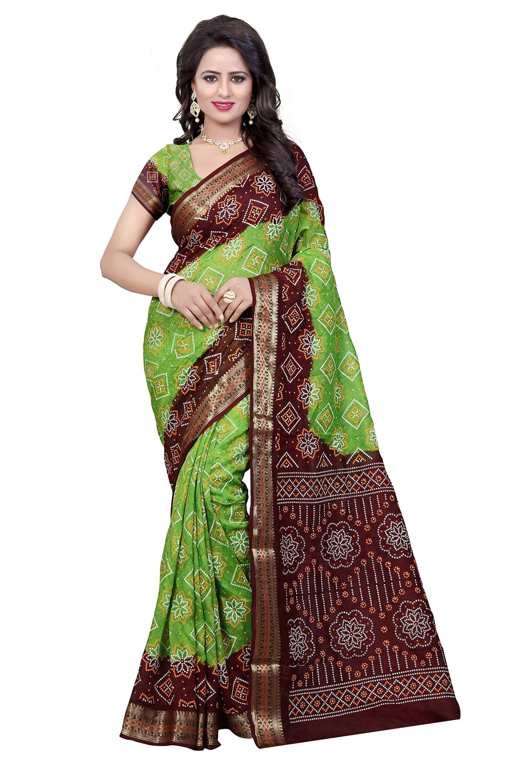 Women's Viscose Saree With Blouse Piece