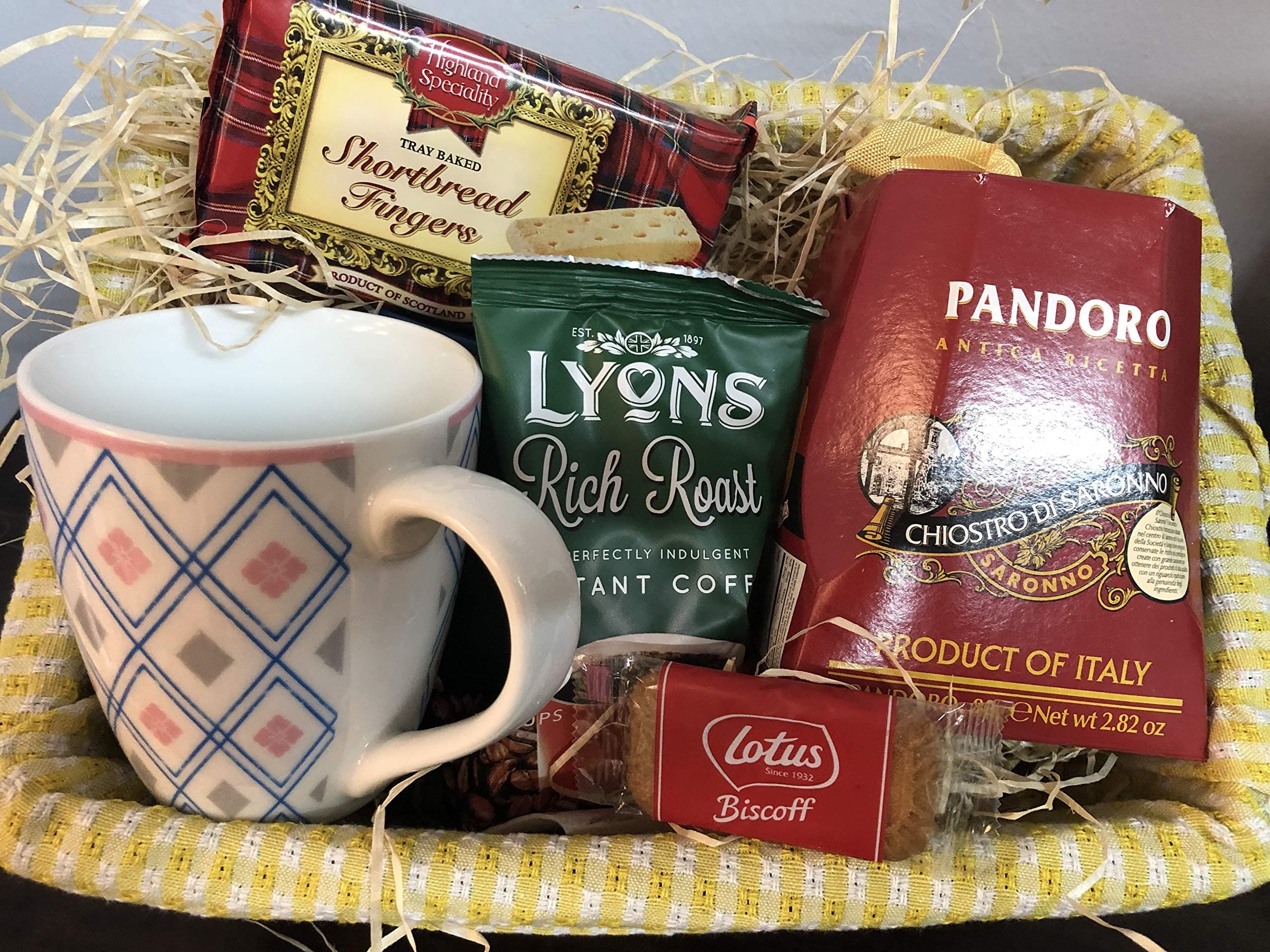 Luxury Coffee and Cake Hamper, Coffee and Cake Gift Basket