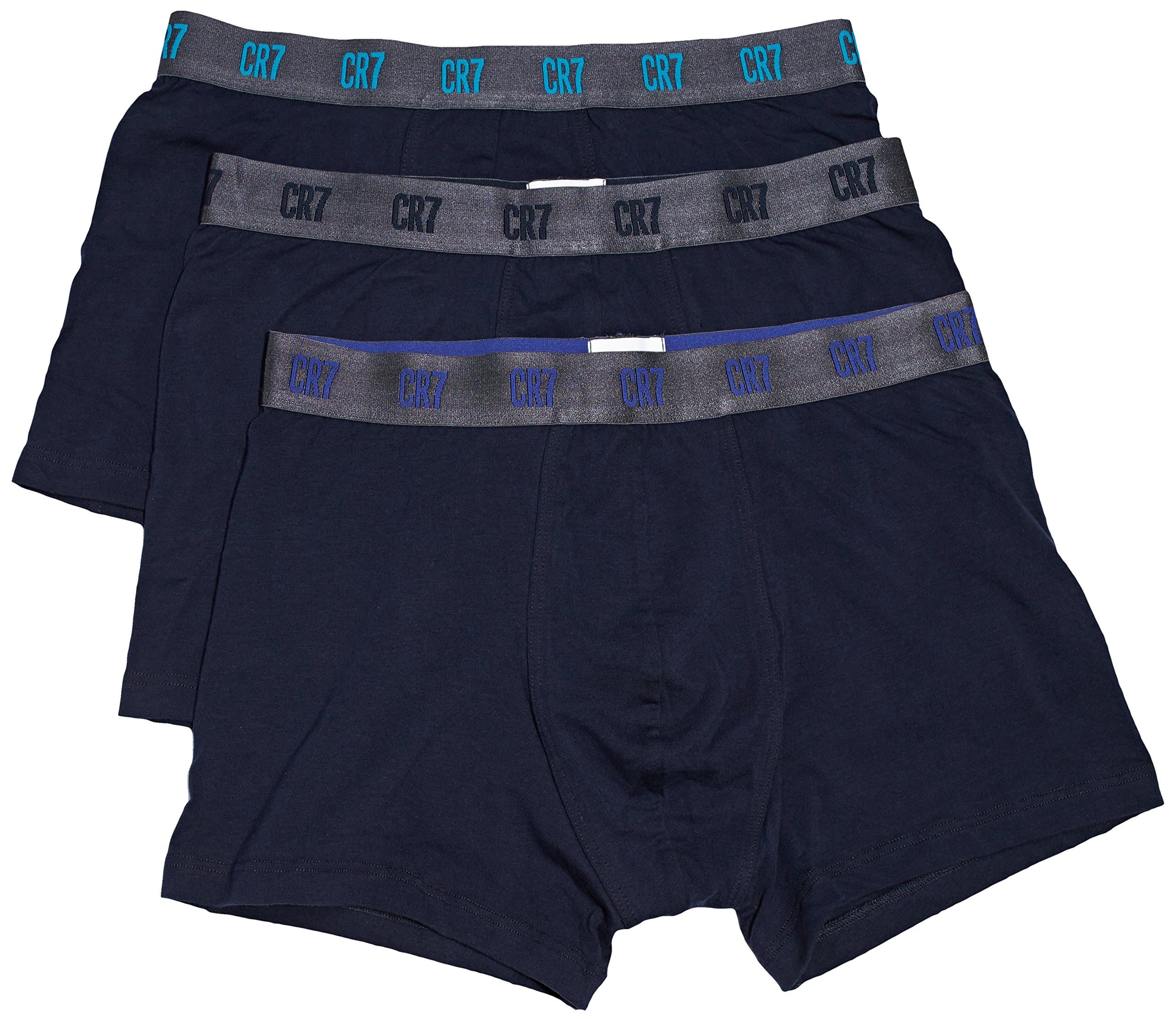 CR7 Cristiano Ronaldo Men's Tight-Fit boxers Basic Trunks Pack of 3