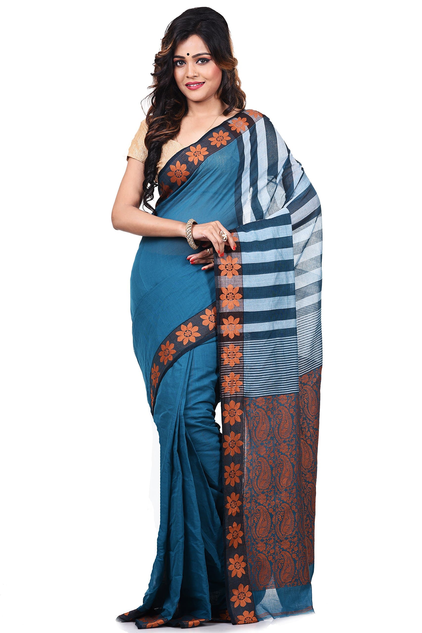 Bengal Handloom Saree Women's Pure Cotton