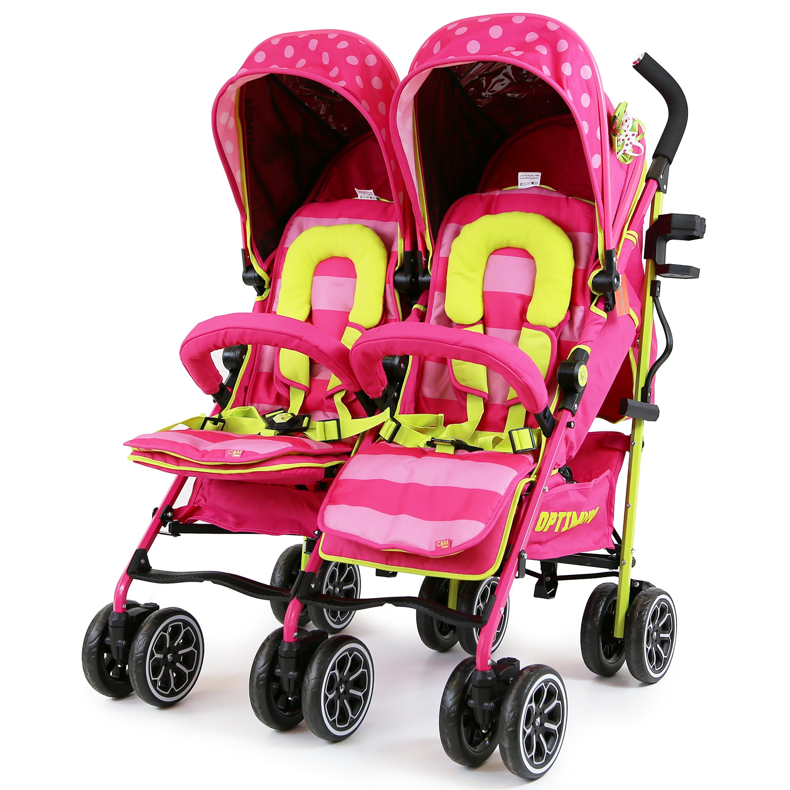 iSafe TWIN OPTIMUM Stroller - Mea LUX Design The Best Stroller In The World!