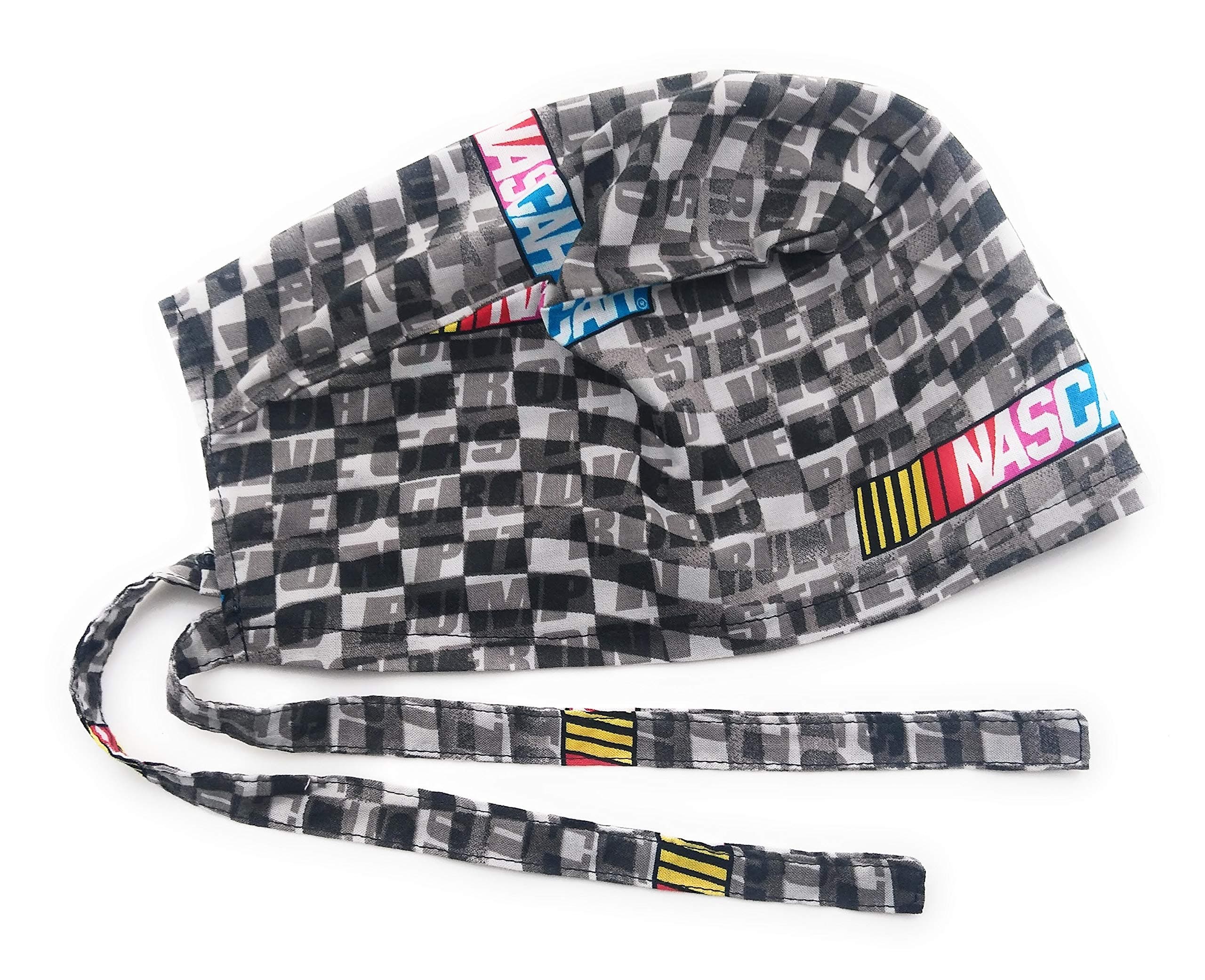 Scrub Hat Fast Cars Racing Fabric Cap Do-Rag Skull Nurse Doctor