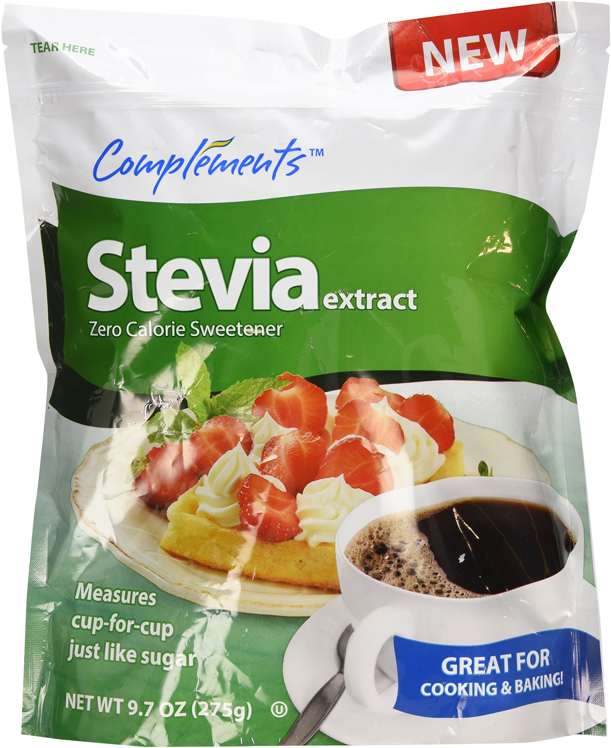 Stevia Extract Natural Zero Calorie Powdered Sweetener