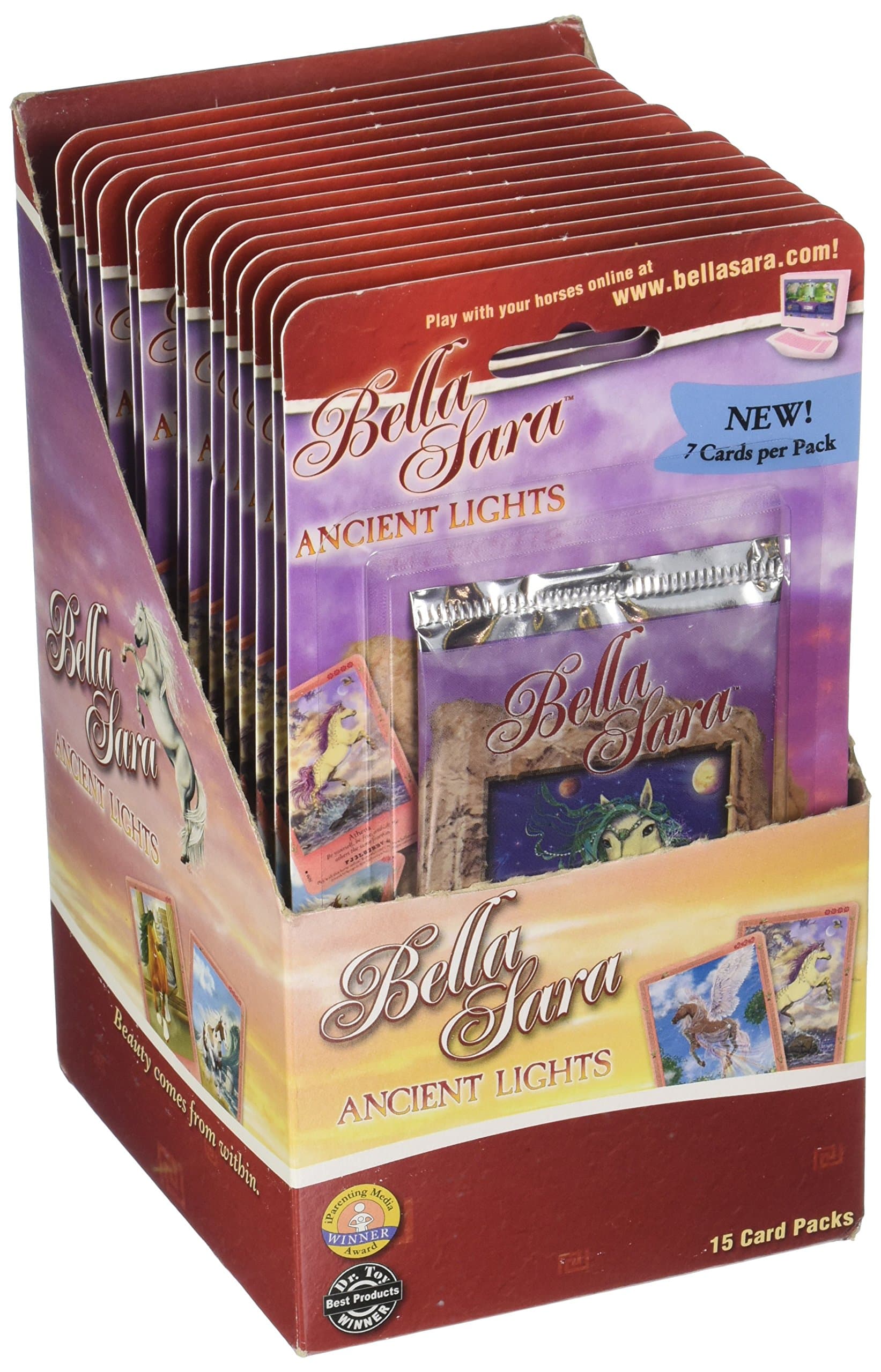 Bella Sara "Ancient Lights" Display Box with 15 Packs of Cards