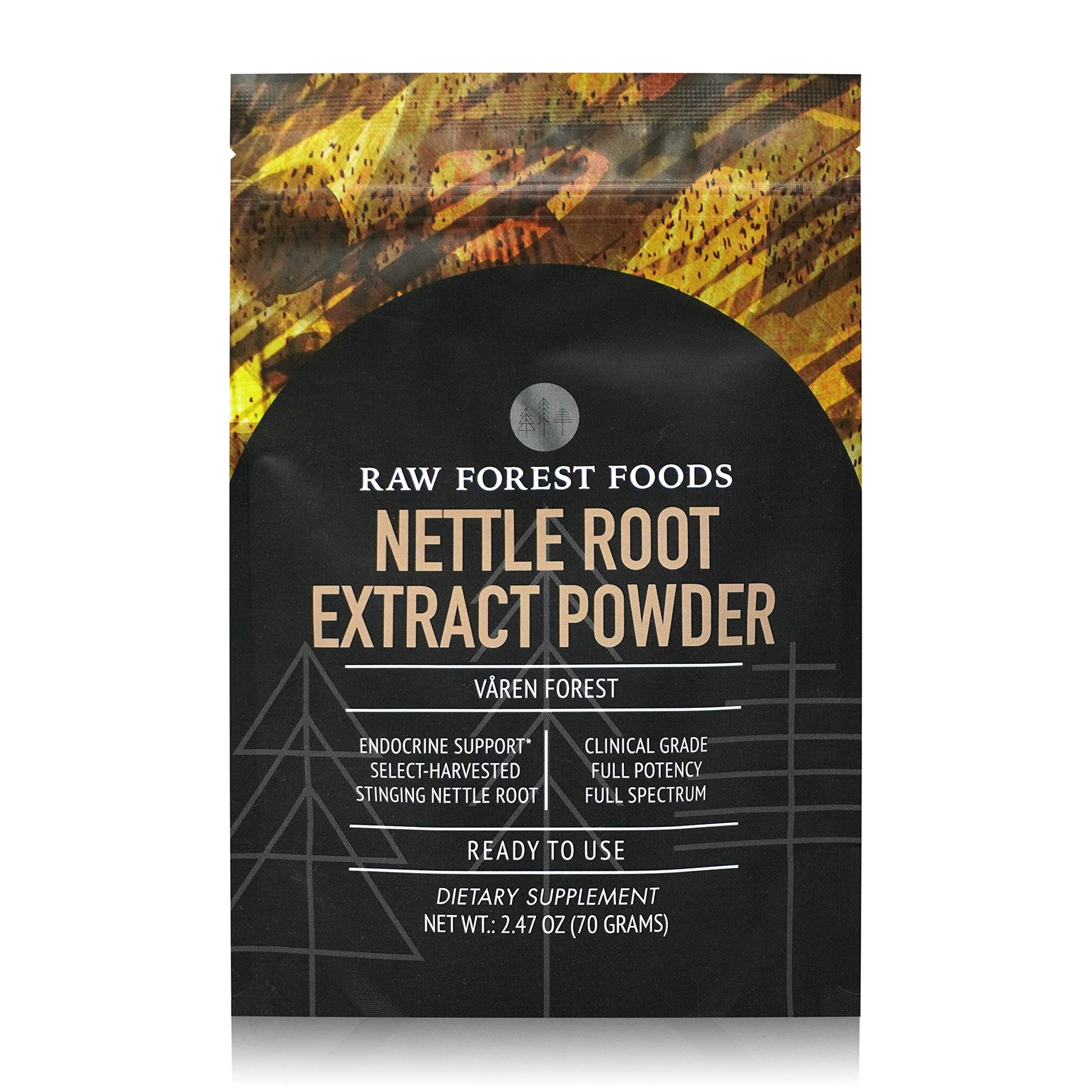 Nettle Root Extract Powder — Endocrine, Hormone, and Prostate Health Support — Highest Potency, Ultra-Pure Full-Spectrum Extract — Men & Women — No Fillers, Vegan, Gluten Free, Non-GMO — 70 Grams