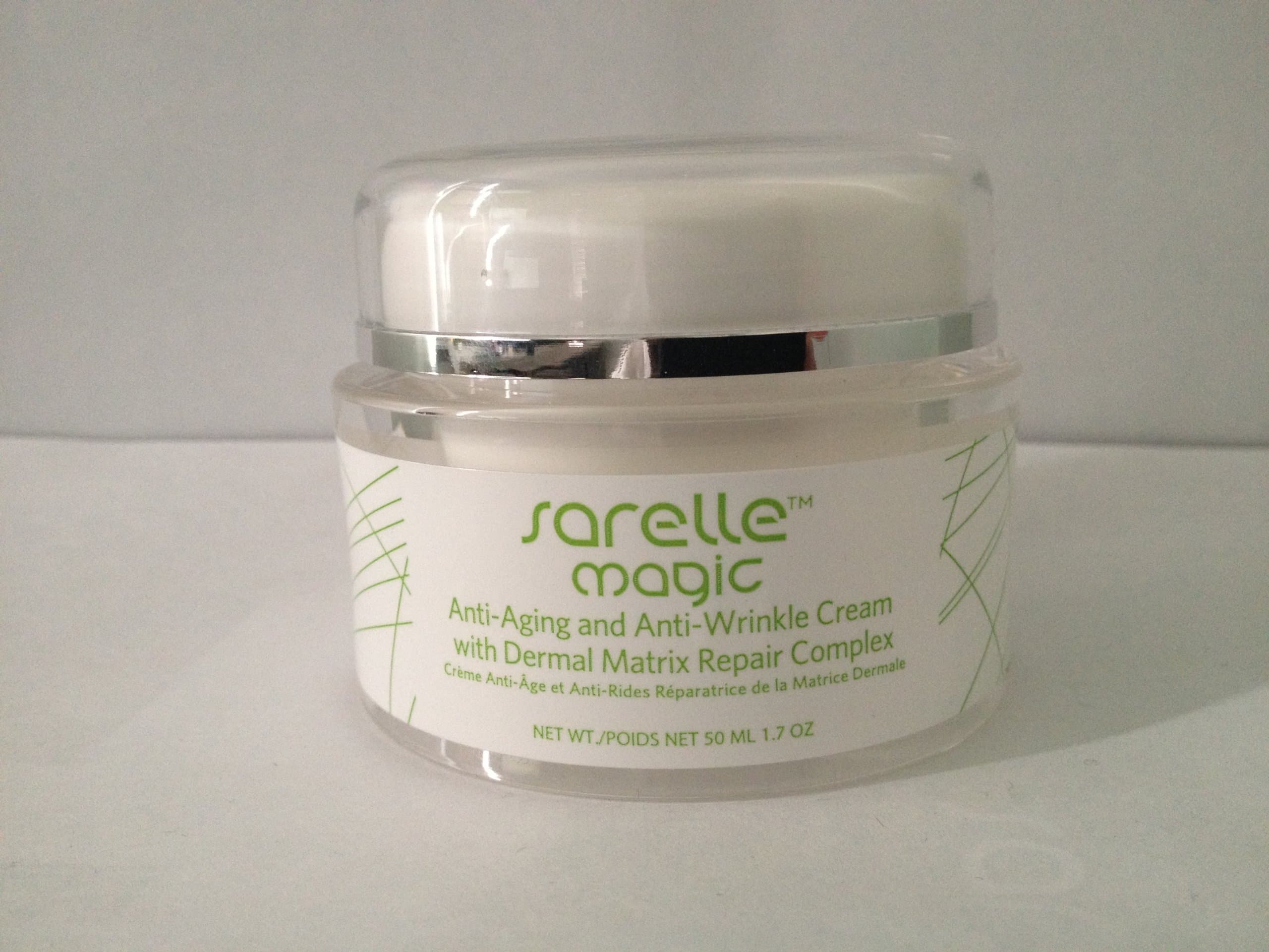 Sarelle Magic Anti-aging End Anti-wrinkle Face Cream Moisturizer Day/night (For All Skin Types) with Dermal Matrix Repair Complex 1.7 Oz
