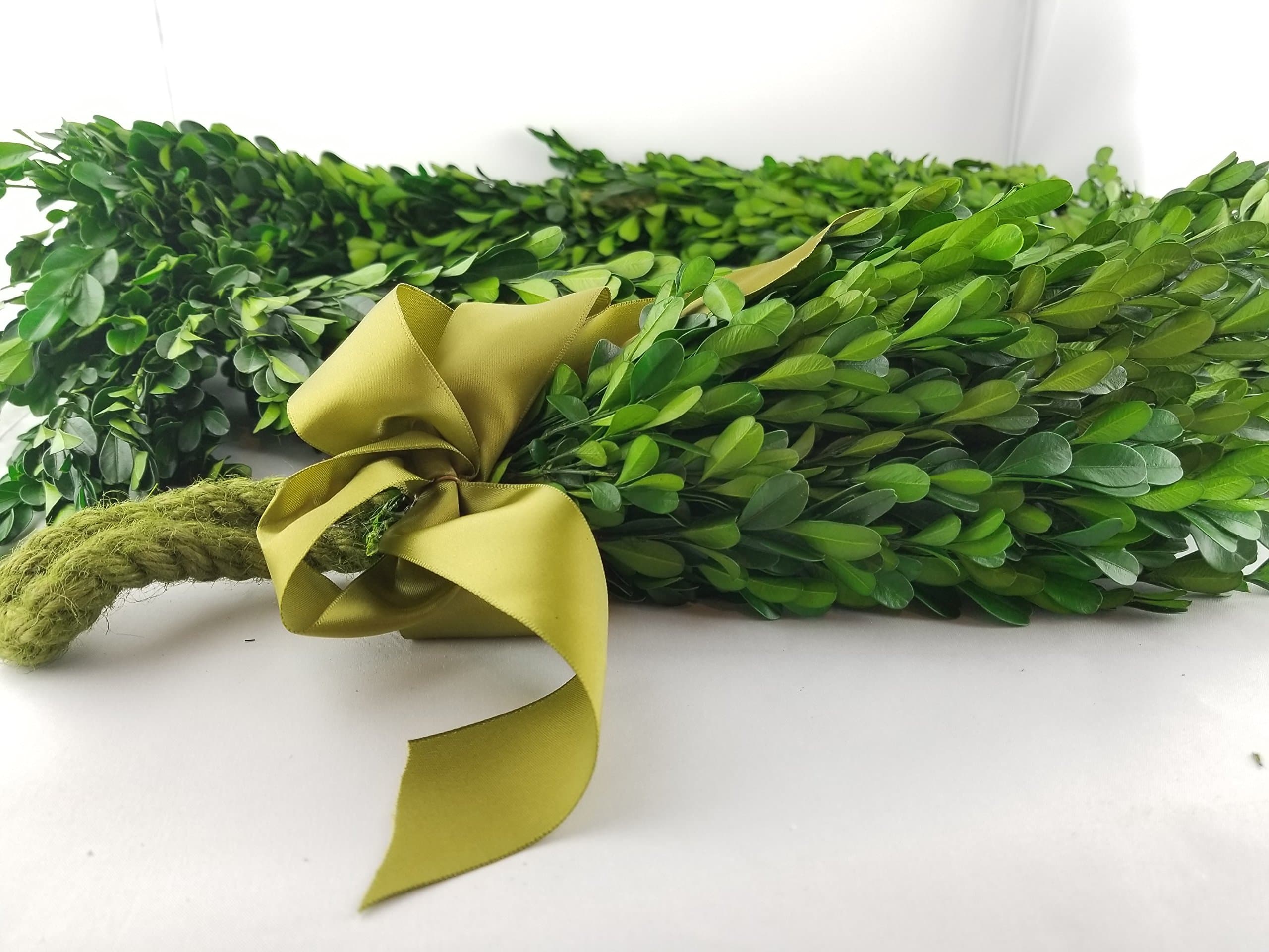 Tradingsmith Preserved Boxwood Garland - 5 ft.