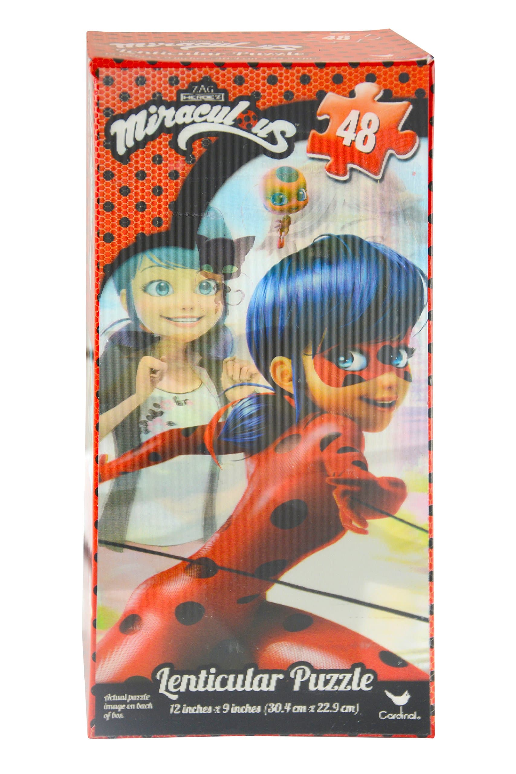 Karacter Corner Miraculous Ladybug 48-Piece Lenticular 3D Puzzles