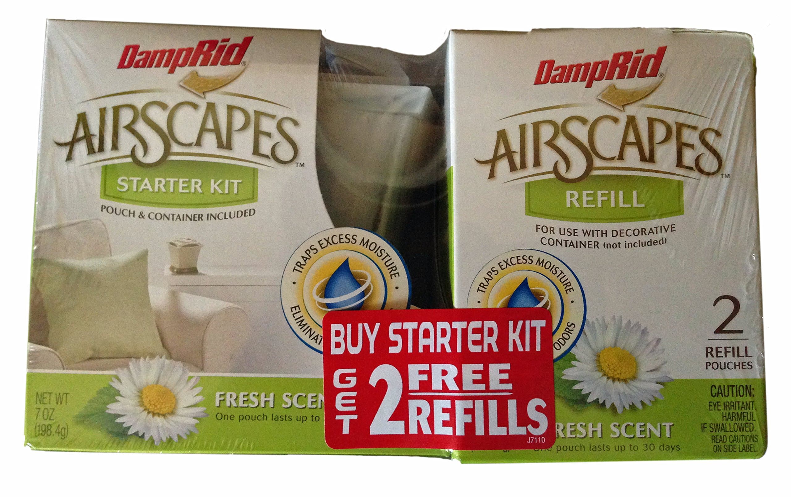 DampRid Airscapes Starter Kit With 2 Free Refills