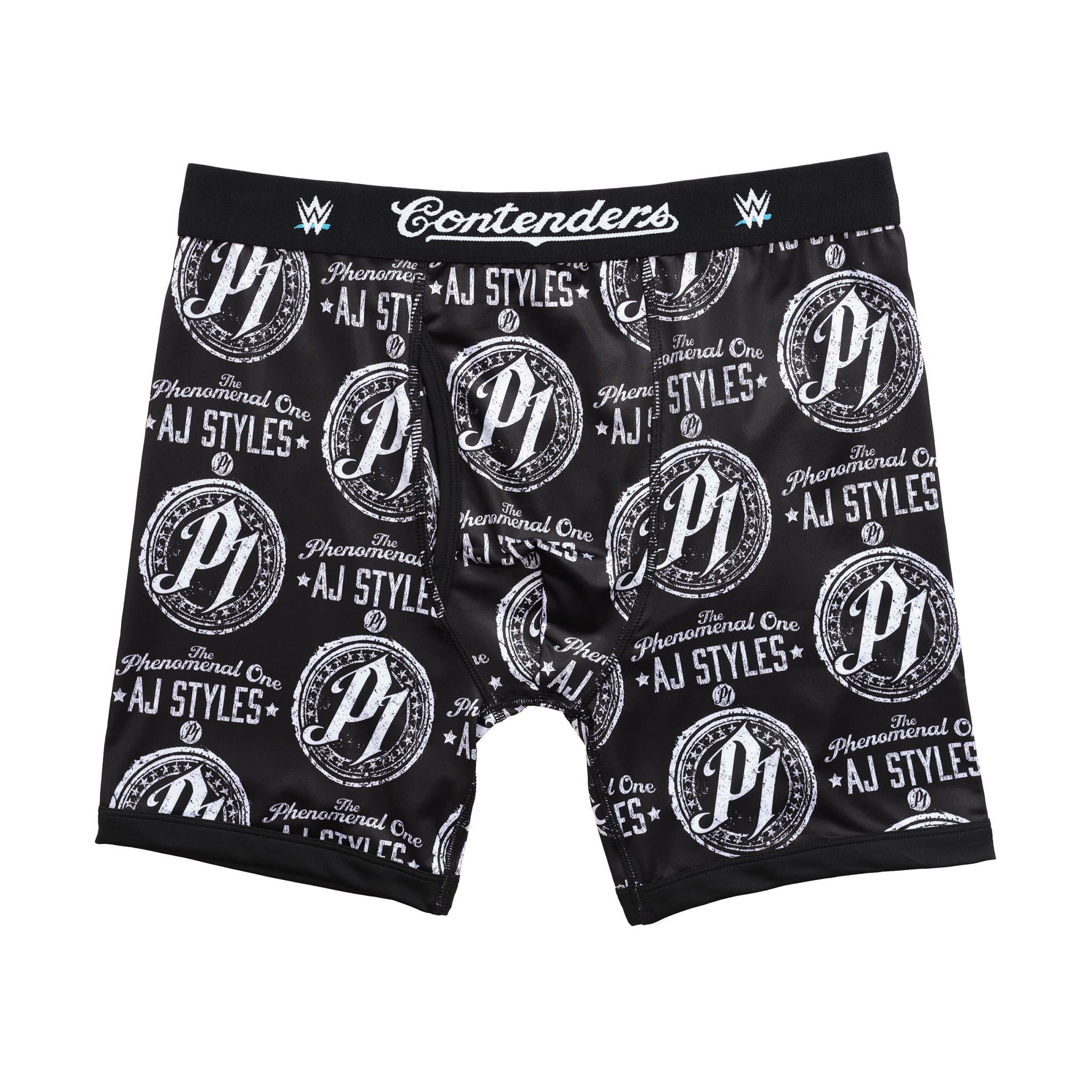 WWE AJ Styles Adult Boxer Briefs