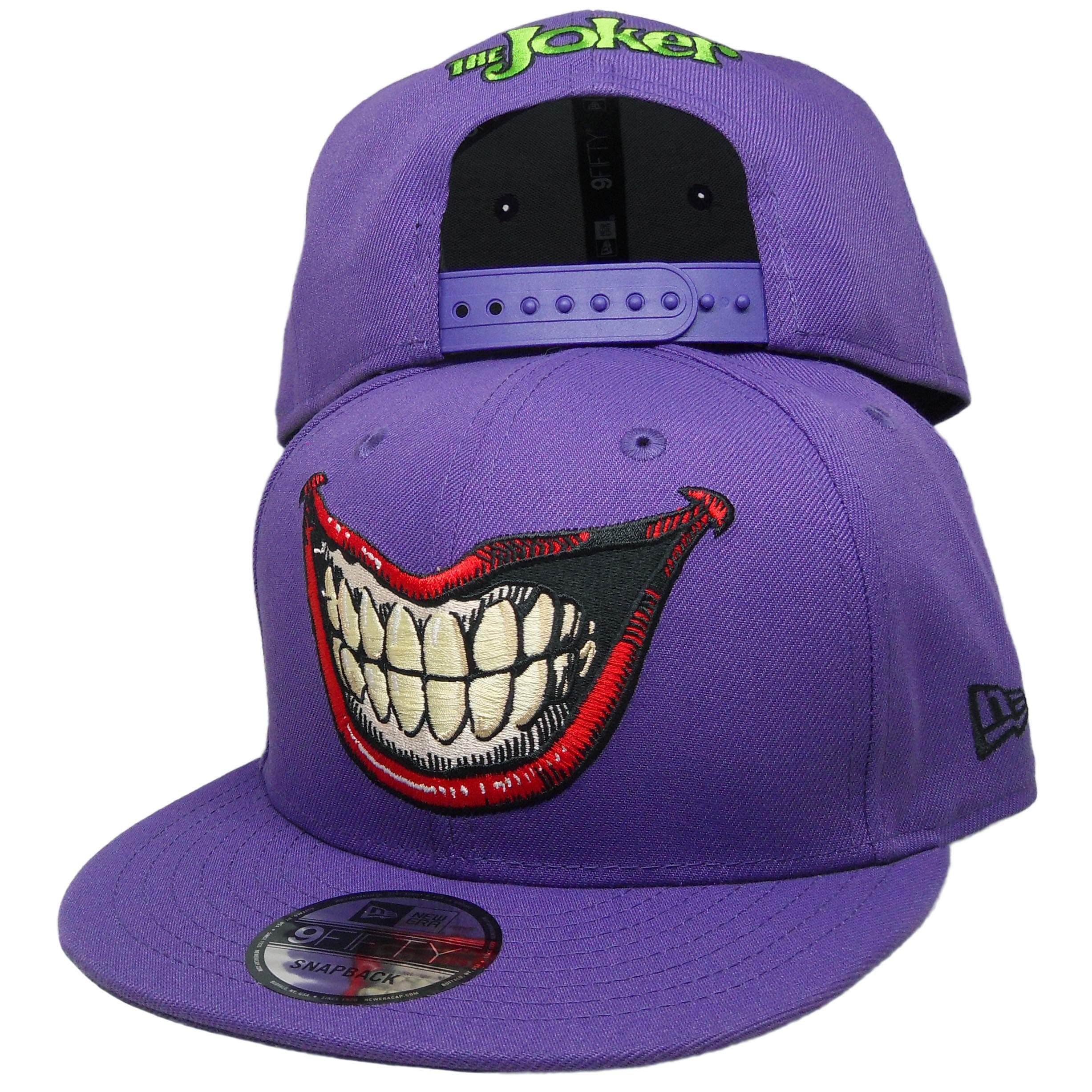 DC Comics Joker New Era Custom 9Fifty Snapback - Purple, Red, Black