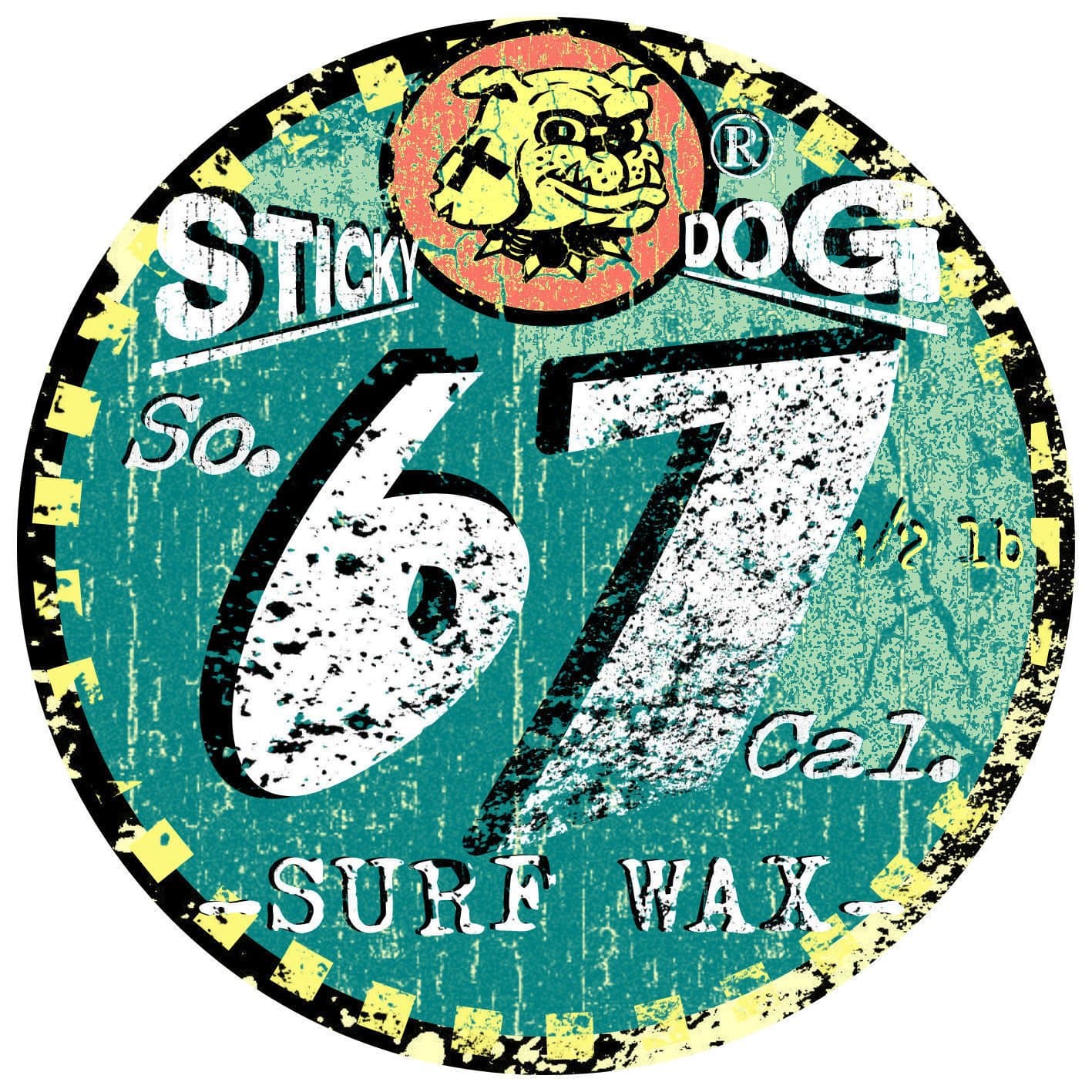 Voodoo Street Surf Wax Sticker