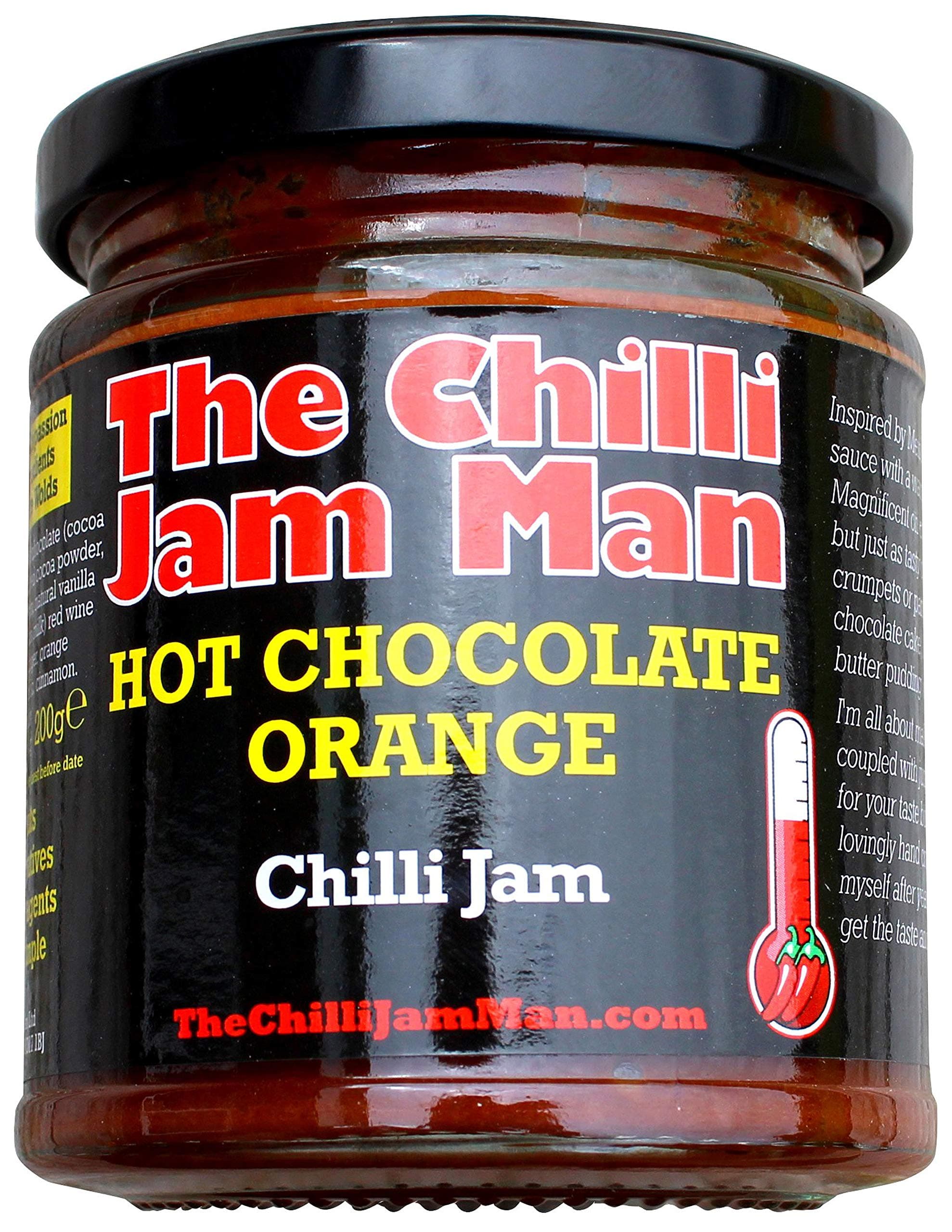 The Chilli Jam Man Orange Hot Chocolate 200 g (Pack of 2)